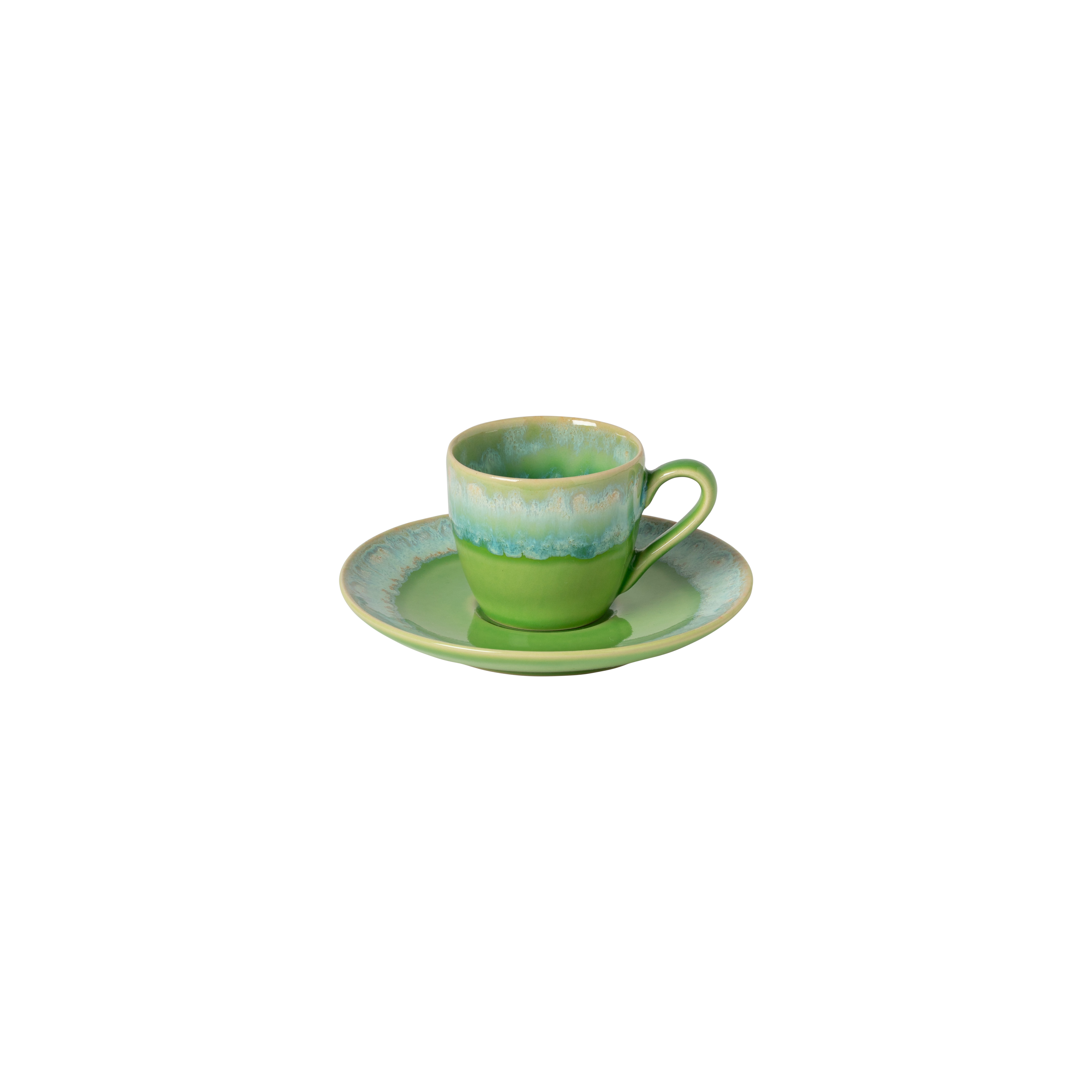 Taormina Lime Green Coffee Cup And Saucer 0.10 L Gift