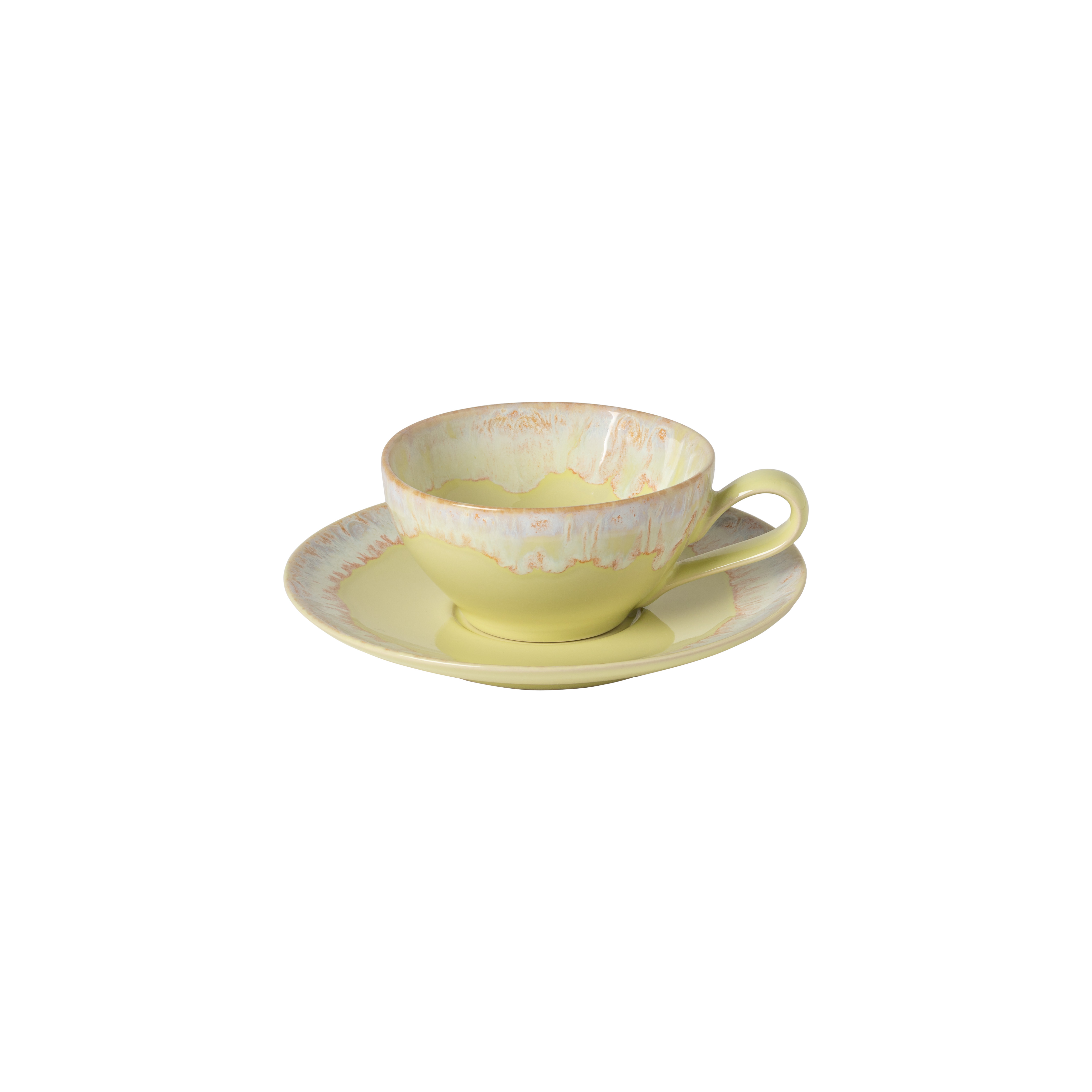 Taormina Sand Yellow Teacup And Saucer 0.20 L Gift