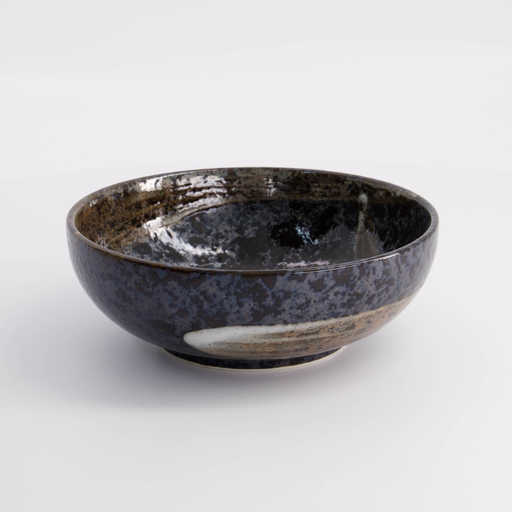 Arahake Bowl 17.5x6.2cm 800ml Bk/br 21433 4/32 Gift