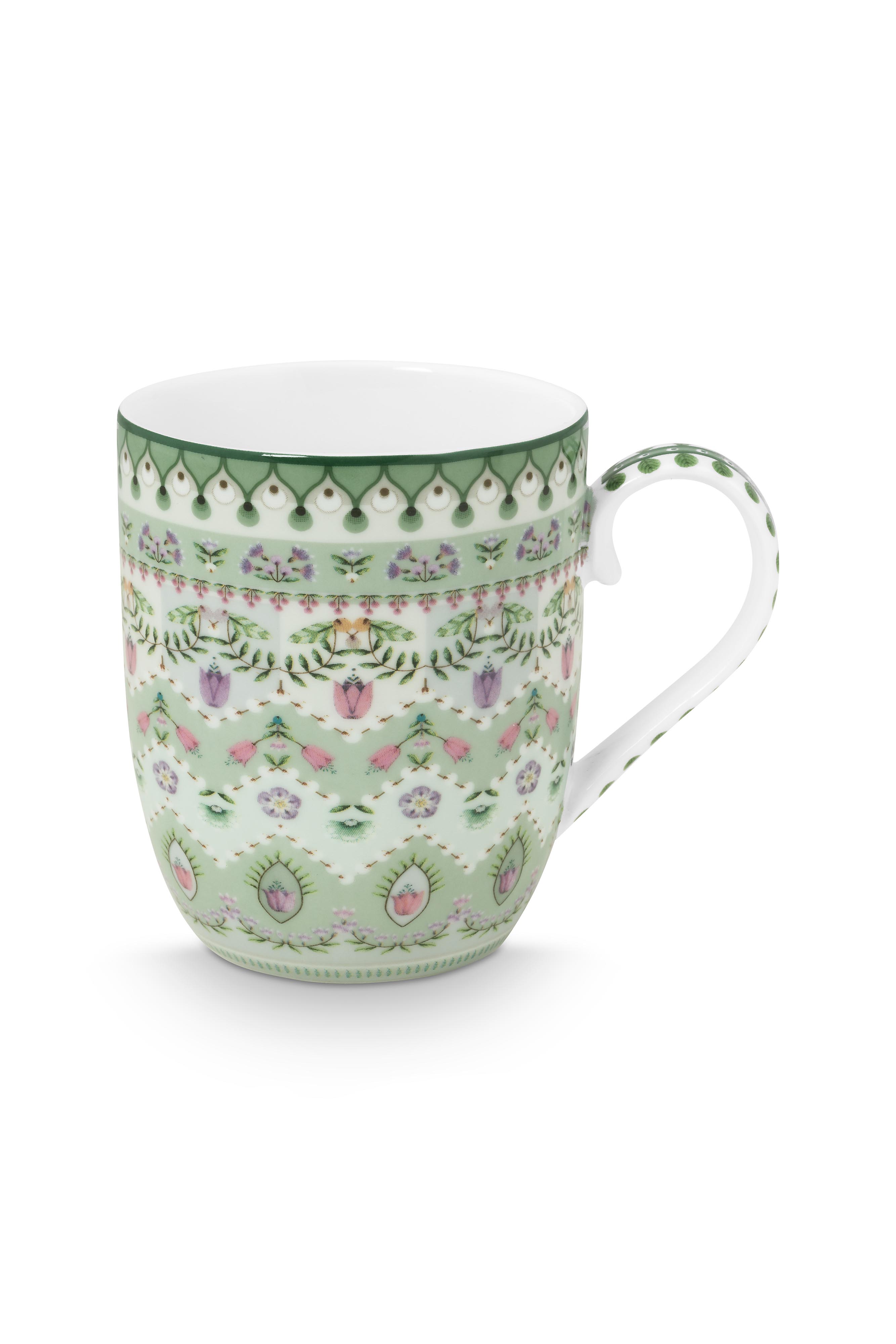 Mug Small Lily & Lotus Moon Delight Light Green 145ml Gift