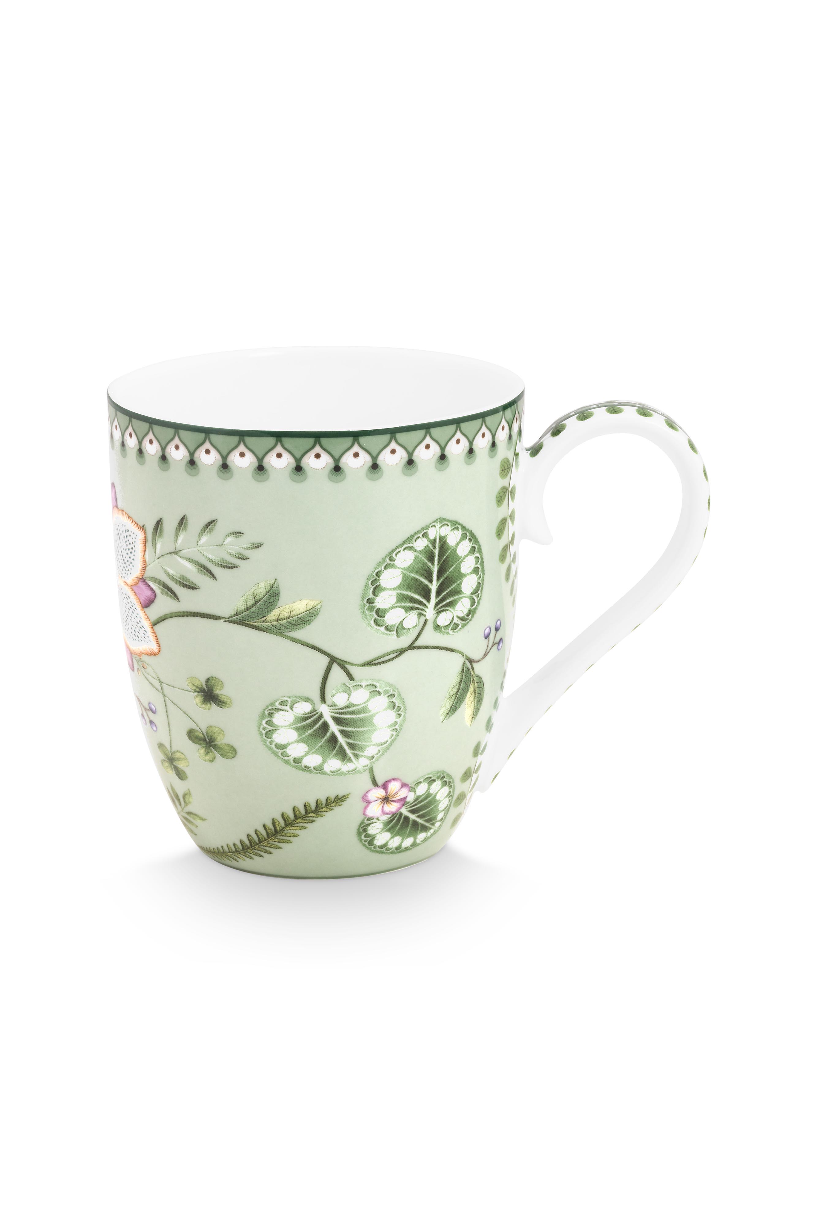 Mug Xl Lily & Lotus Light Green 450ml Gift