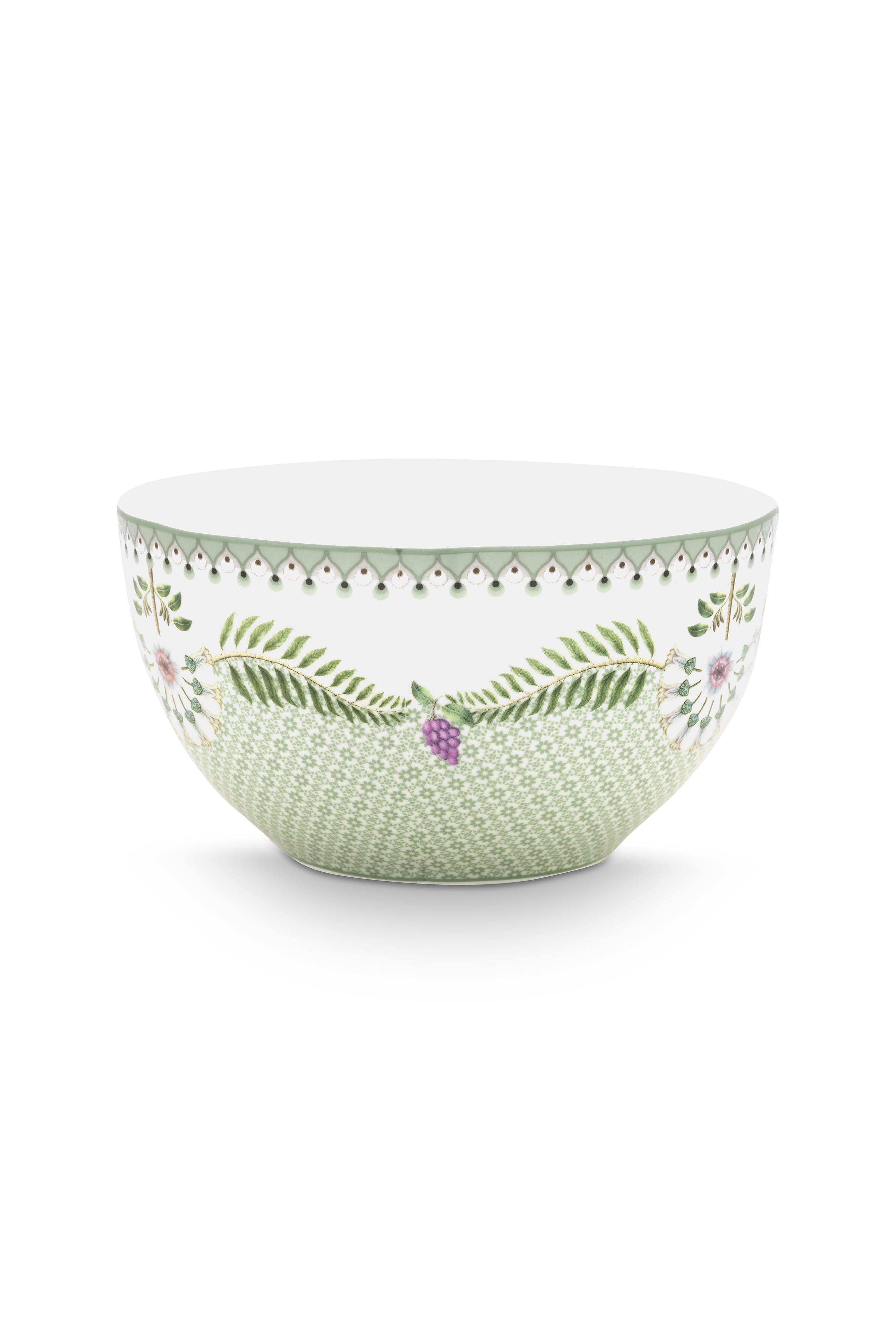 Bowl Lily & Lotus Tiles Light Green 15cm Gift