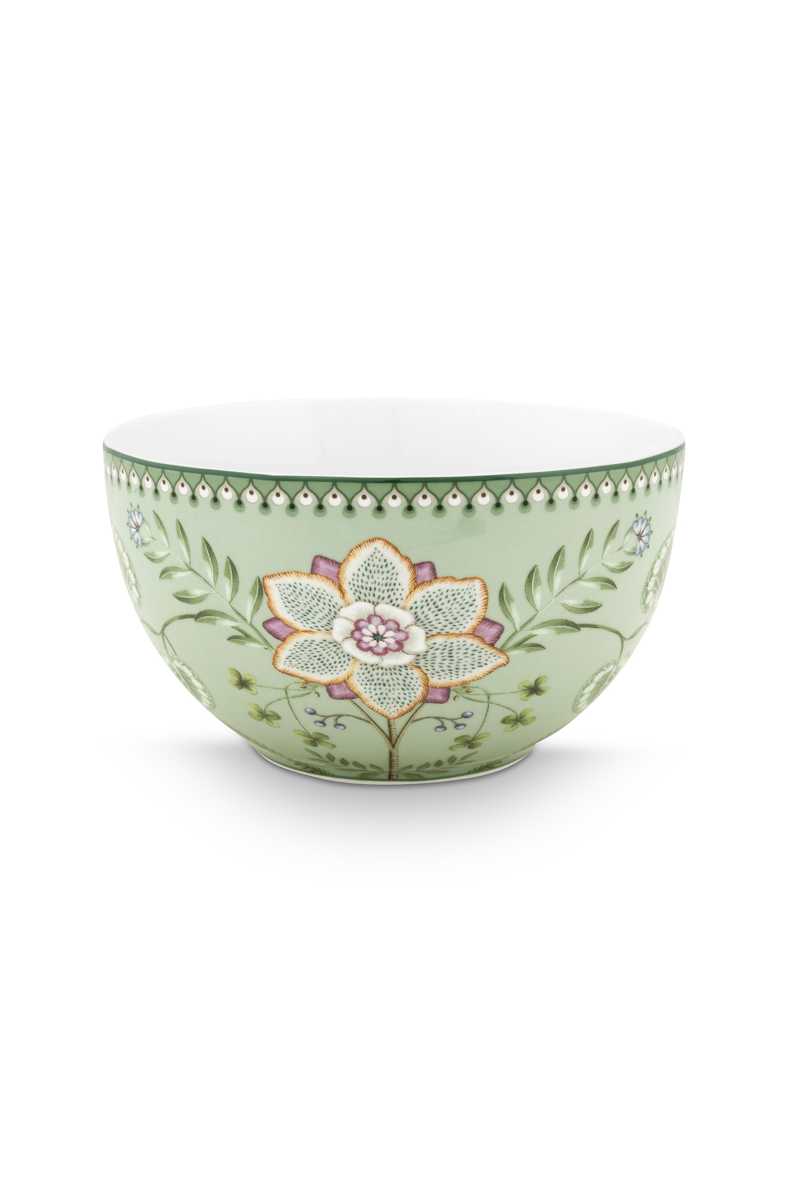 Bowl Lily & Lotus Light Green 18cm Gift