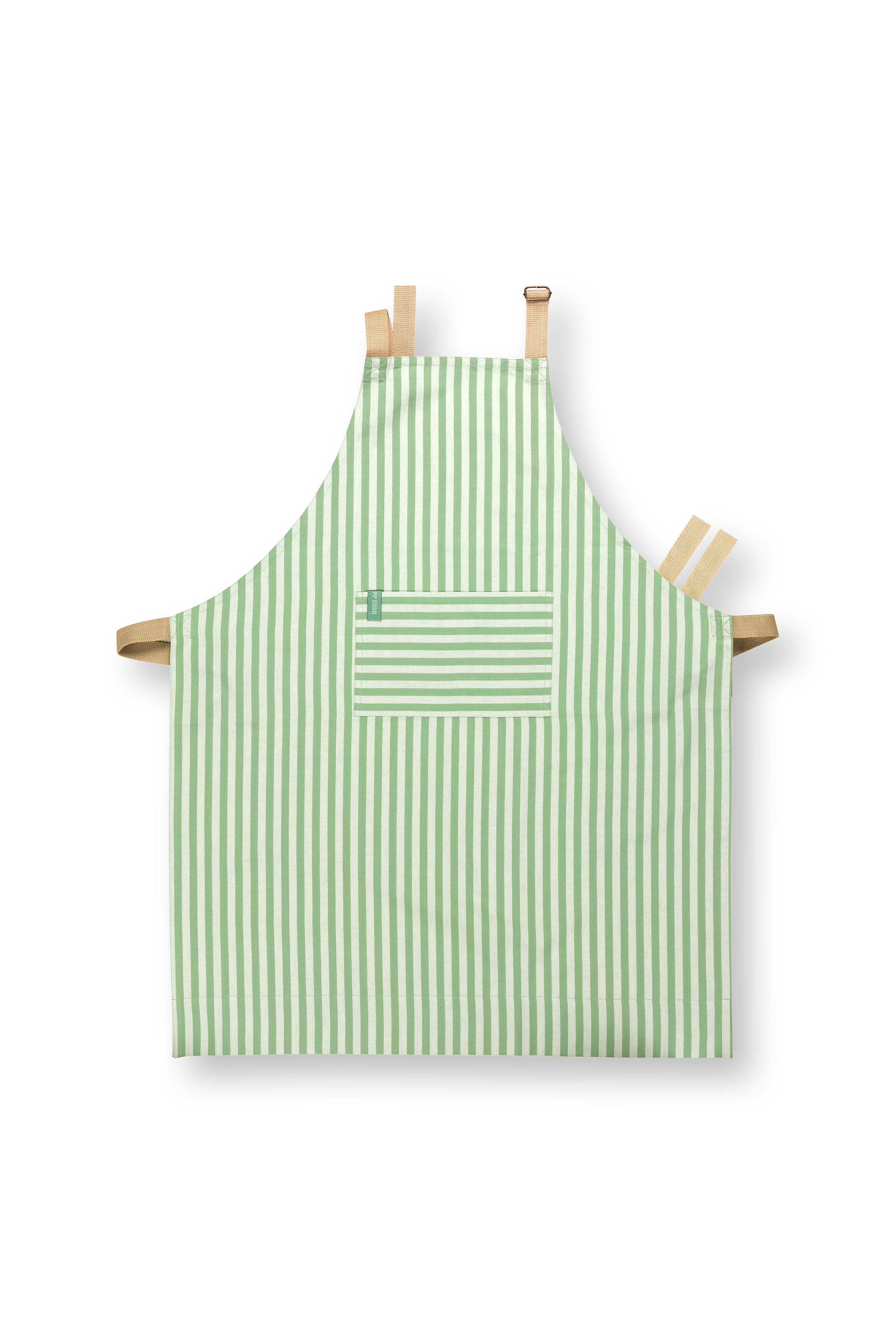 Apron Stripes Light Green 72x89.5cm Gift