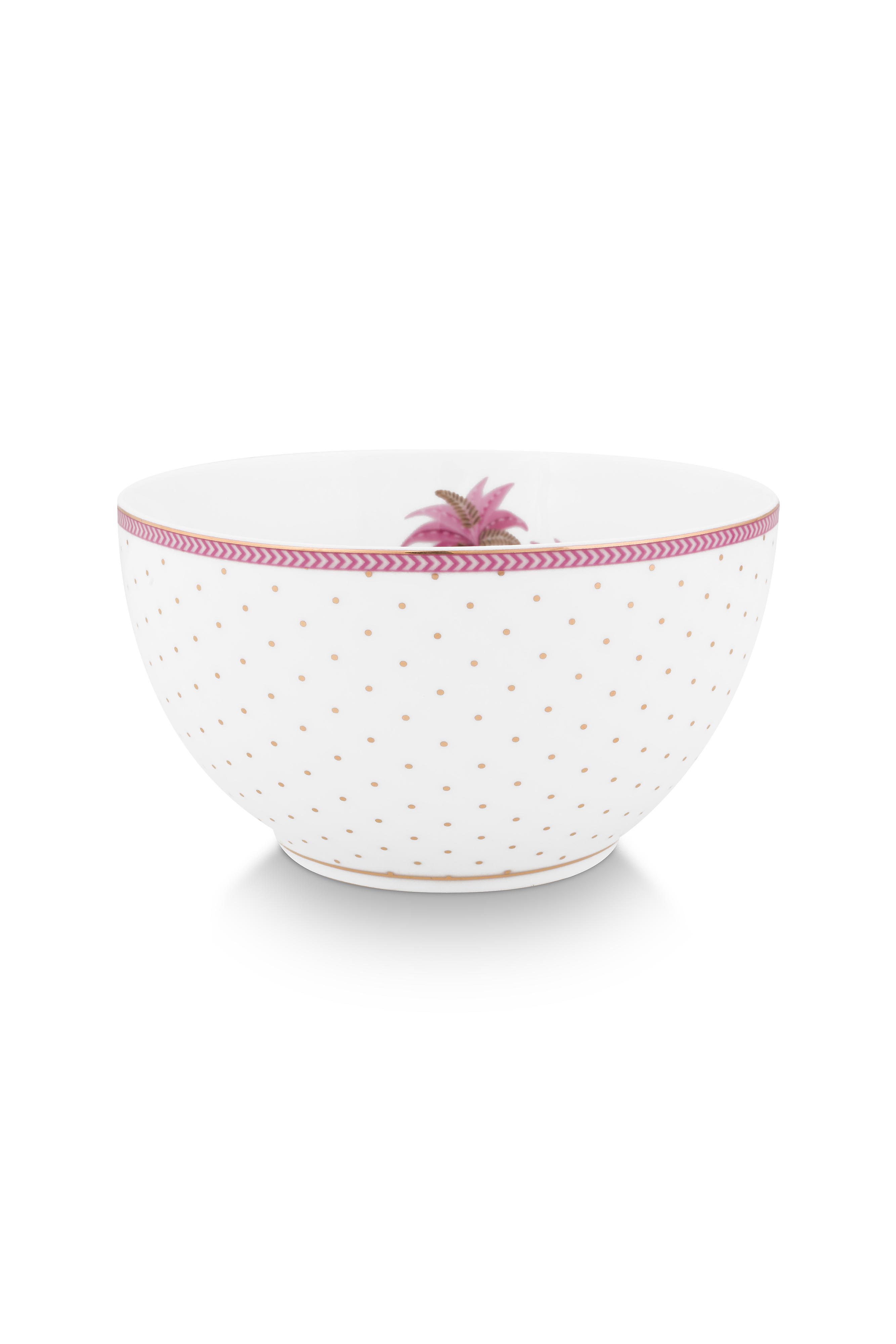 Bowl Jolie Dots Gold Pink 15cm Gift