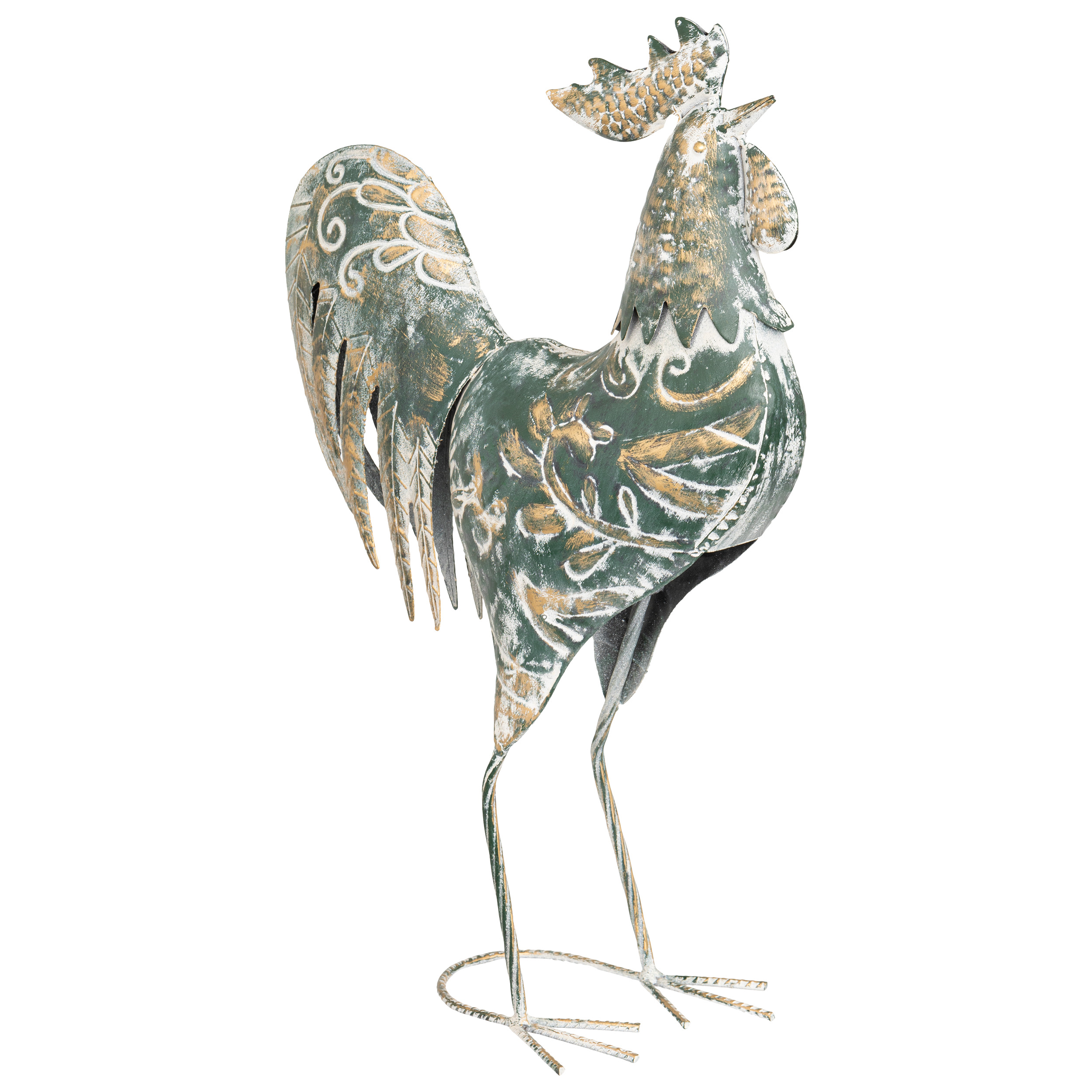 Rooster Decoration Conor Height 54 Cm Metal Gift