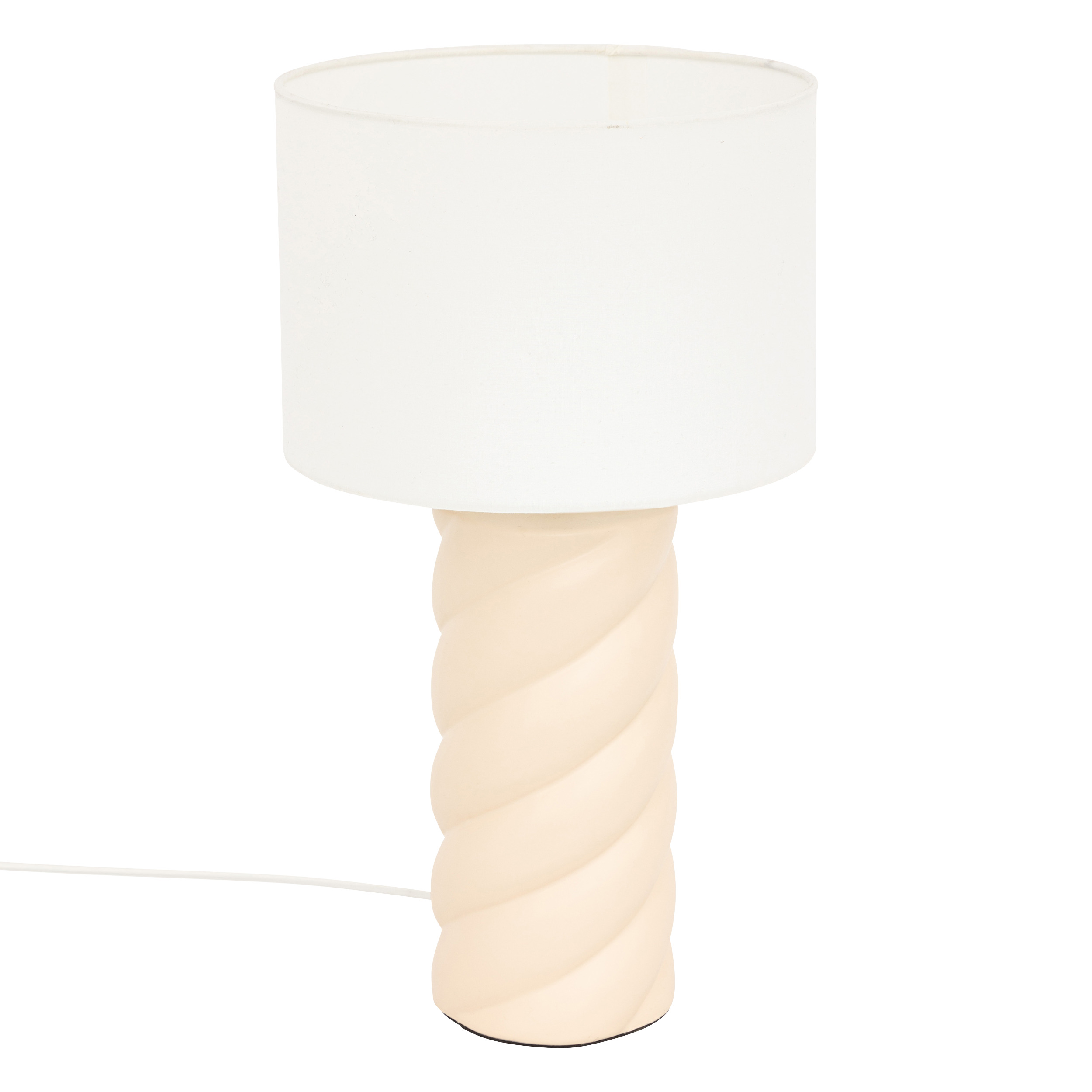 Noly Cream Cylinda Lamp H44 Gift