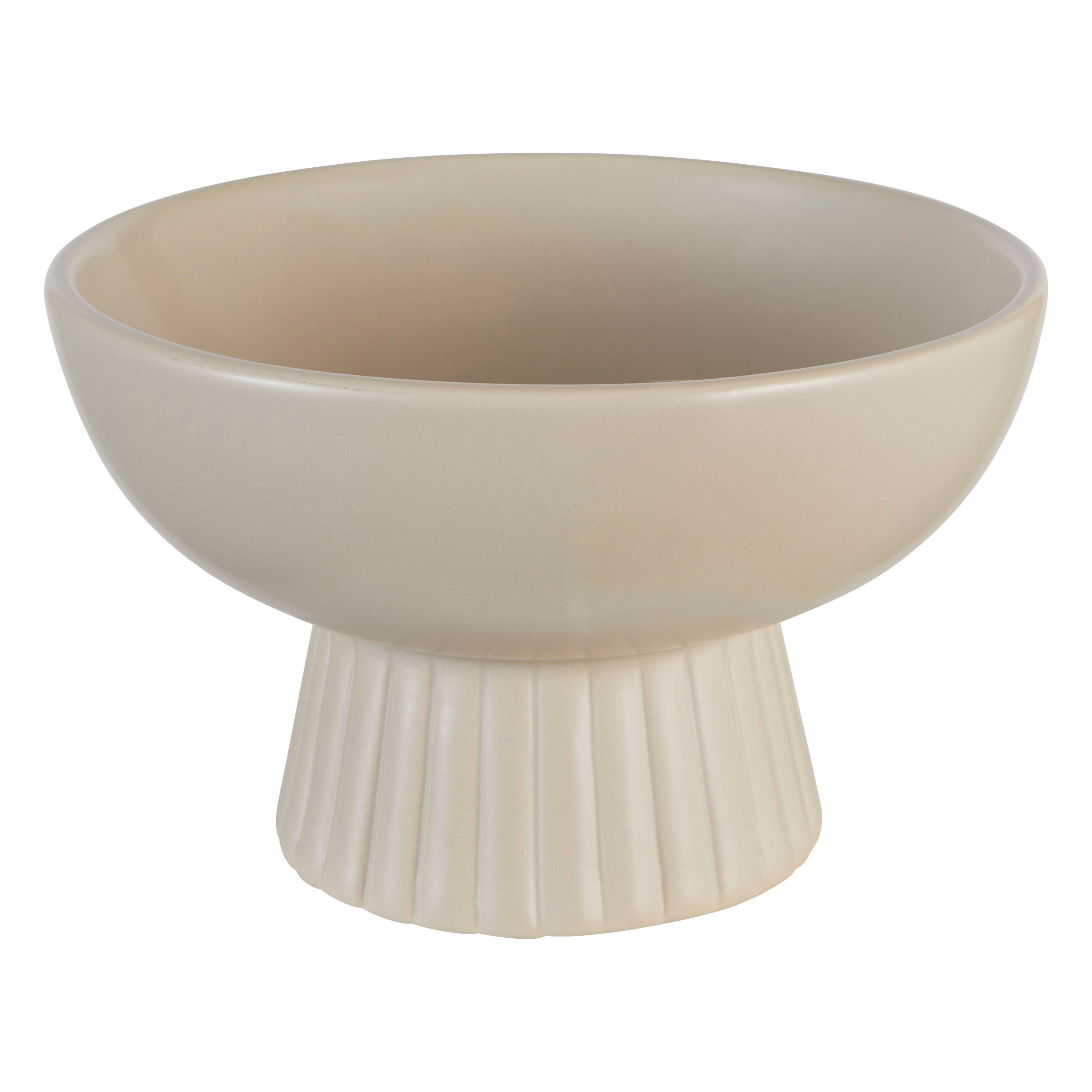 Chaya Decorative Bowl Diameter 22 Cm Beige Ceramic Gift