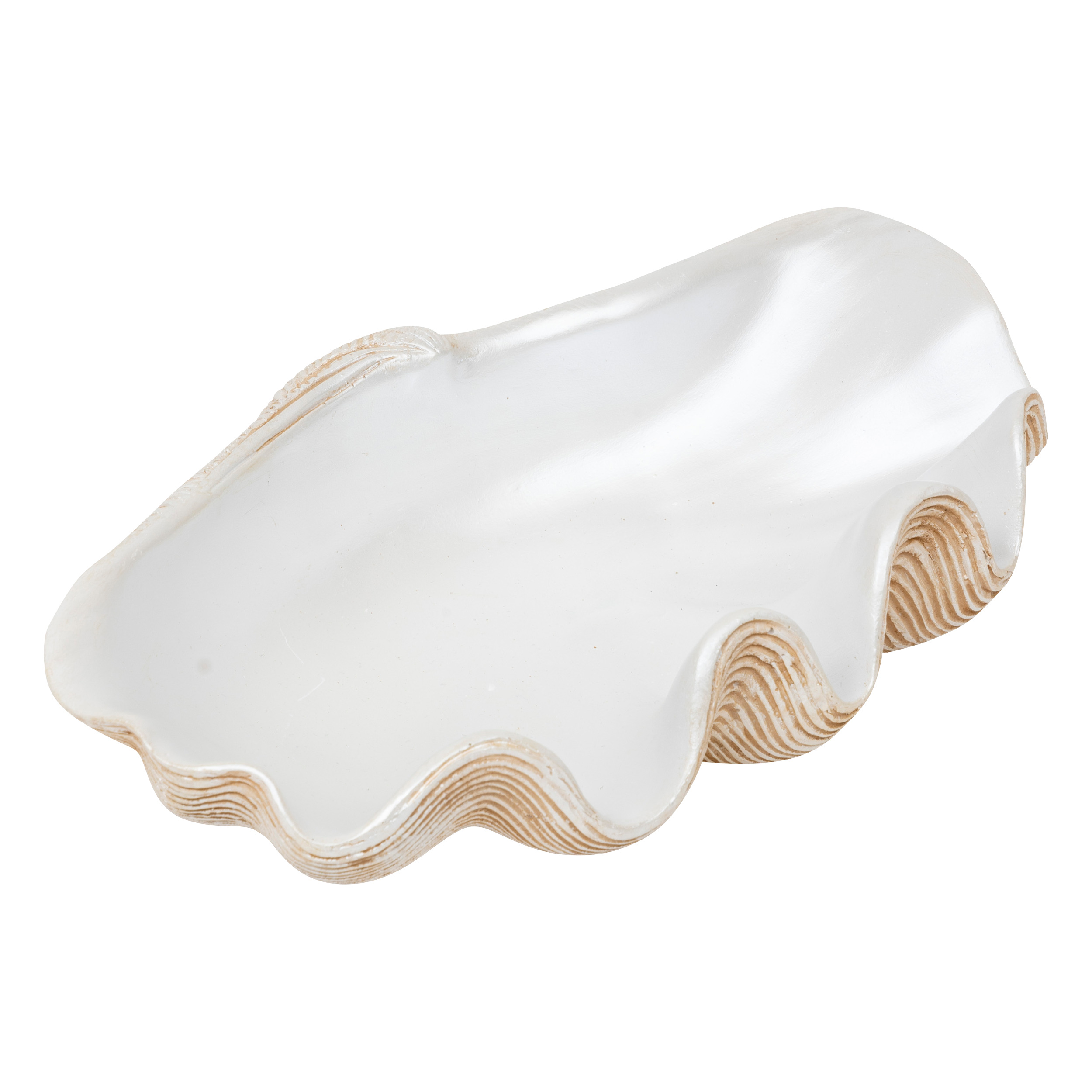 OcÃ‰ane Decorative Bowl 36 X 20 X 8 Cm White Resin Gift