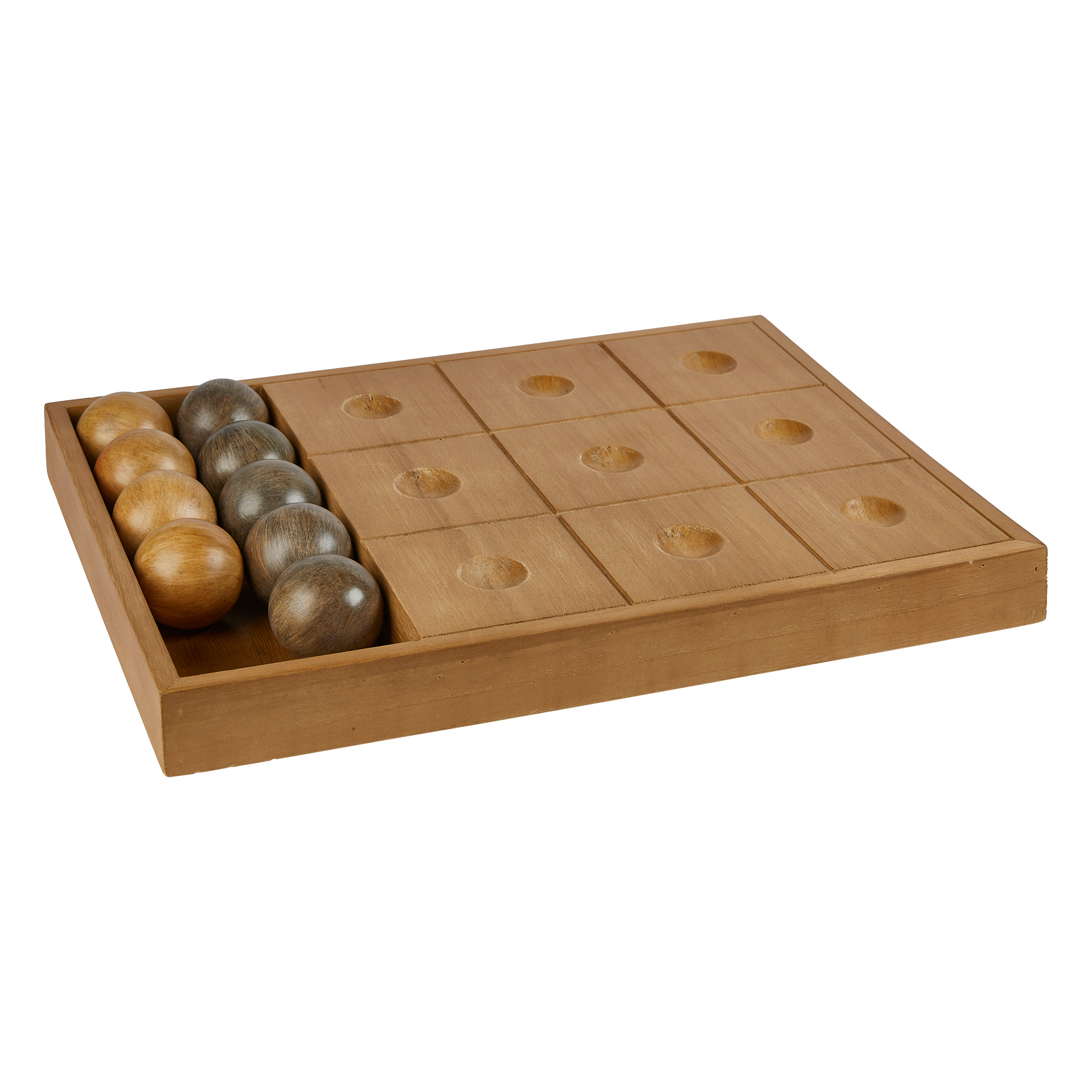 Jehan Tic-tac-toe Game 40 X 30 X 4 Cm Natural Wood Gift