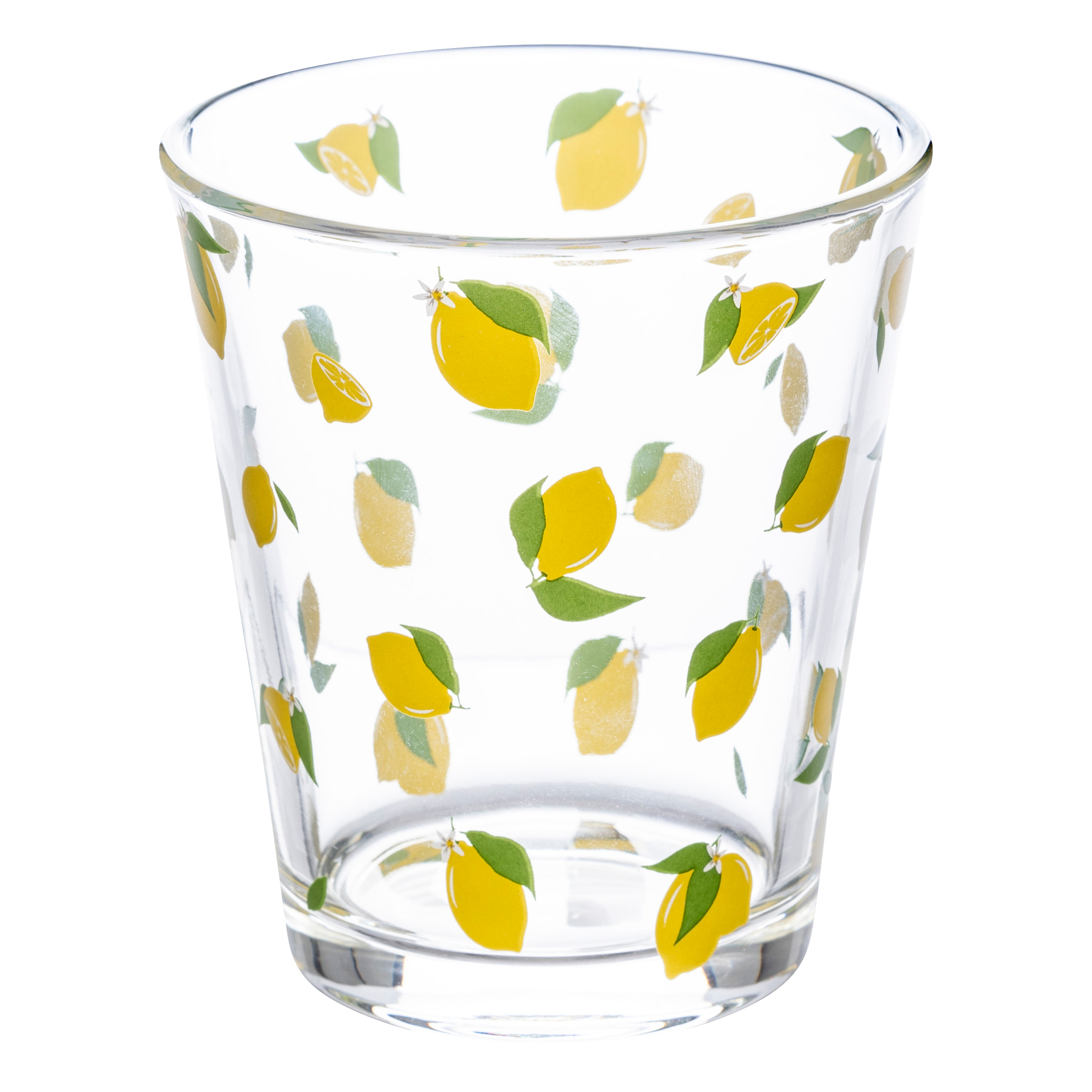 Lemons Low Cup 33 Cl Transparent Glass Gift