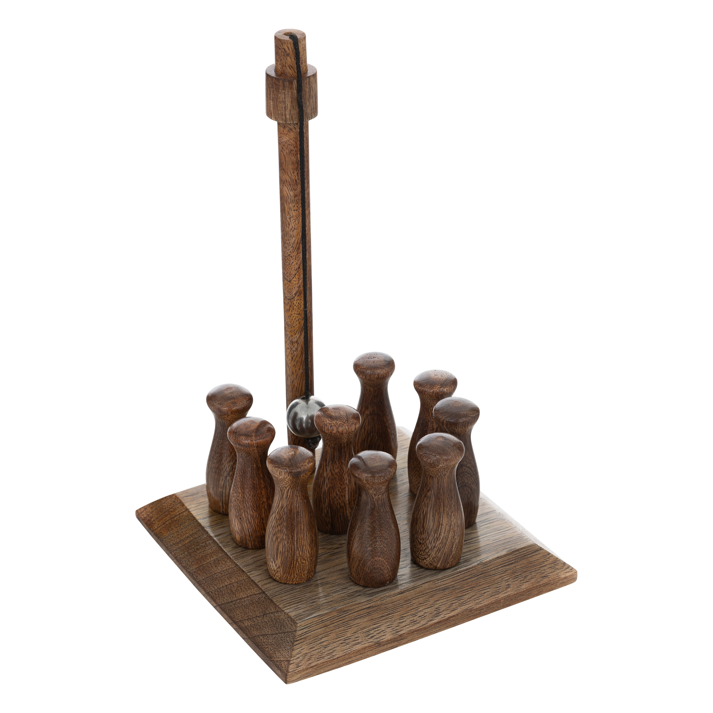 Cafe Bordelais Bowling Game Mango Wood Gift