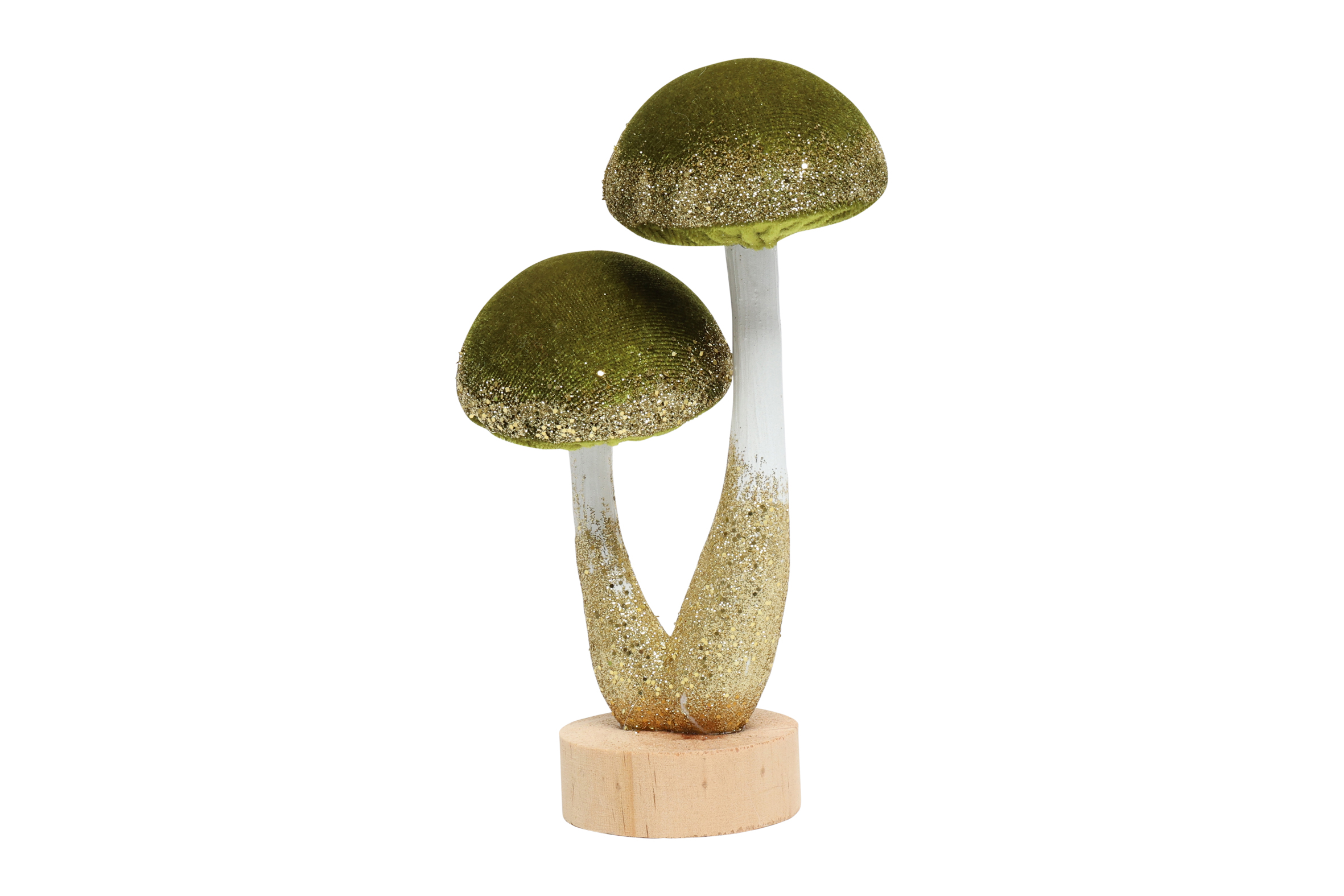 Ornament 2x Mushroom Pejo S Green Gift