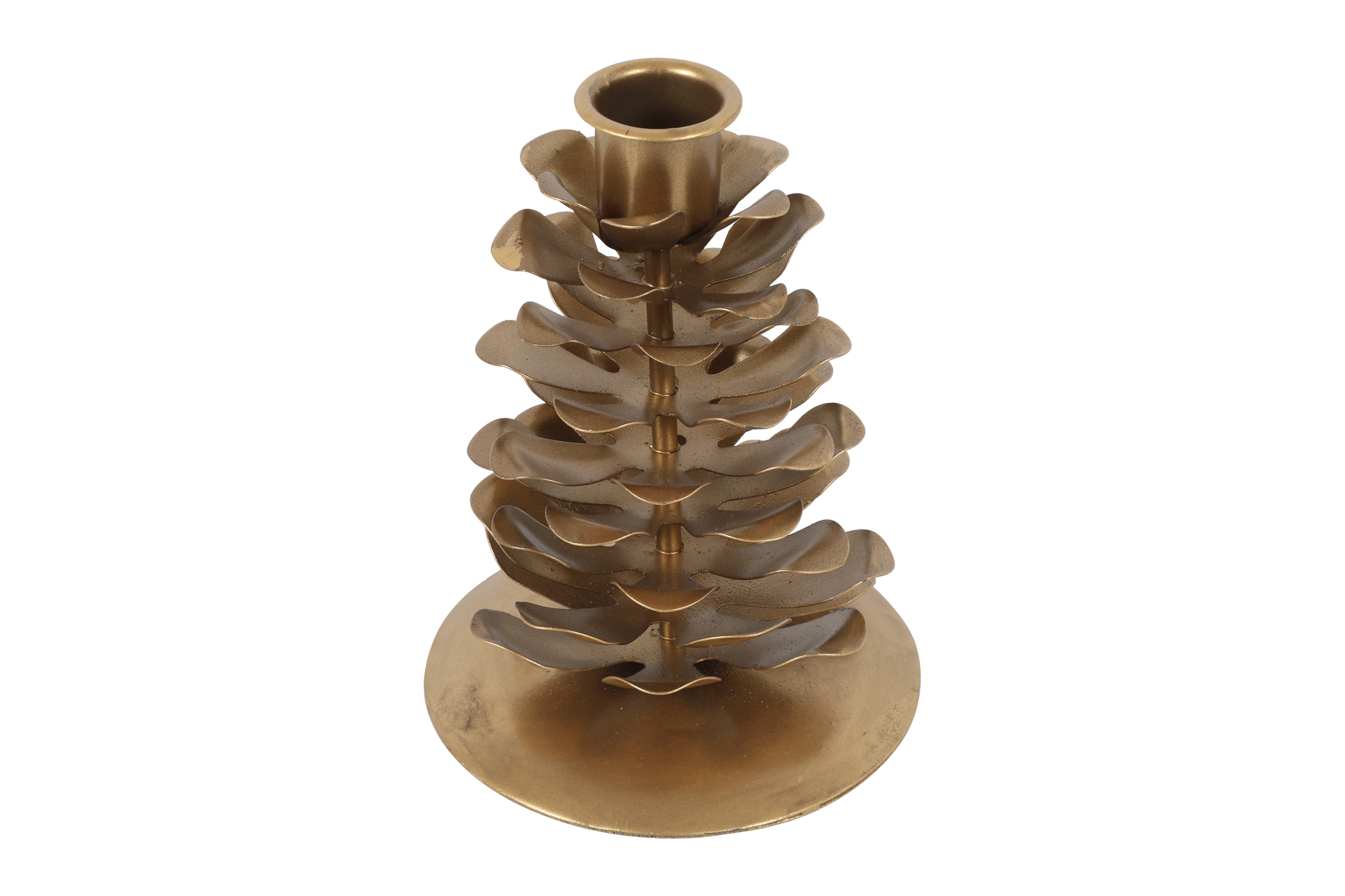 Candle Pine Cone Rd Pina S Gold Gift