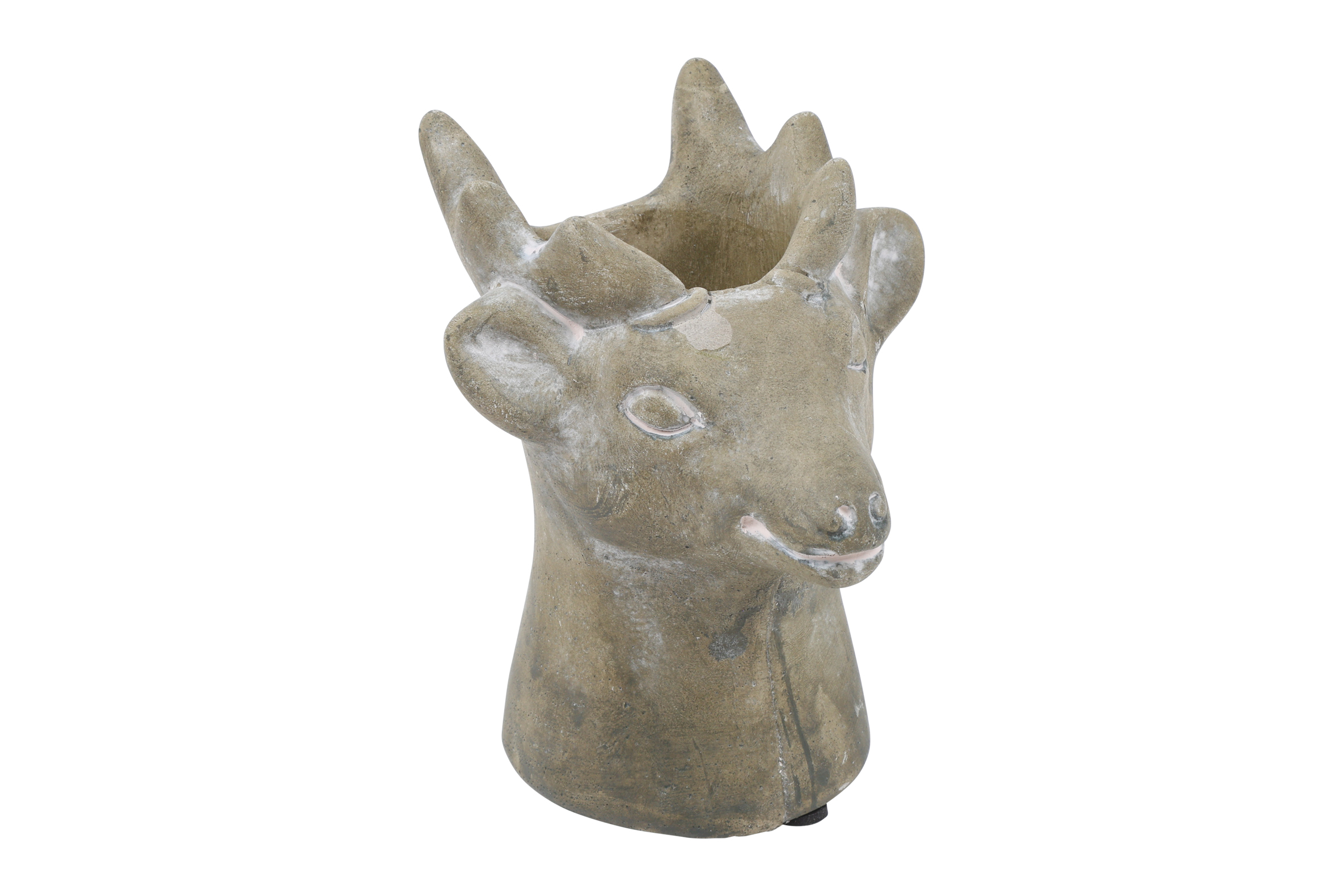 Flowerpot Deer Mo S Brown Gift