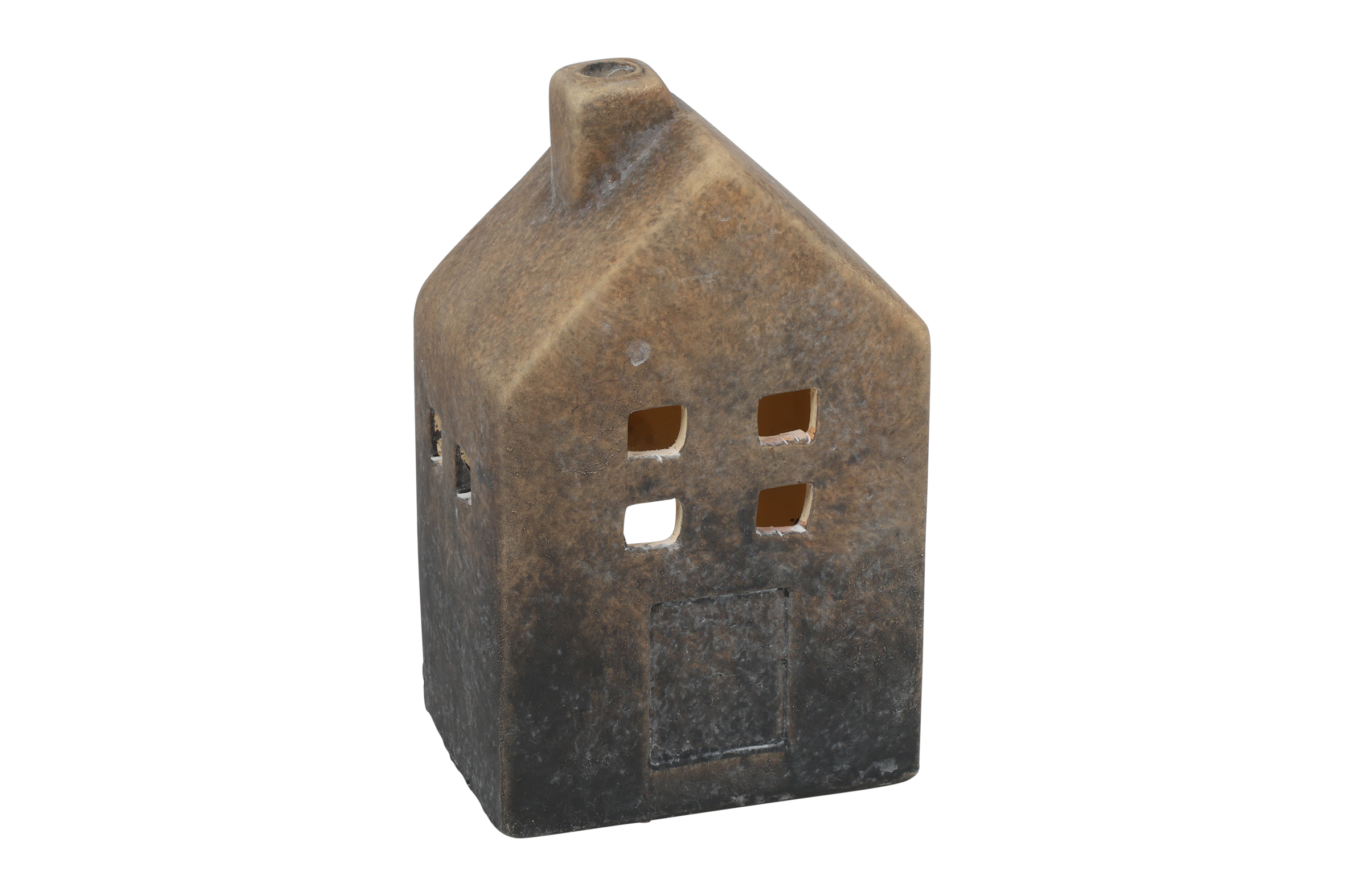 Tealight House Reuben L Grey Gift