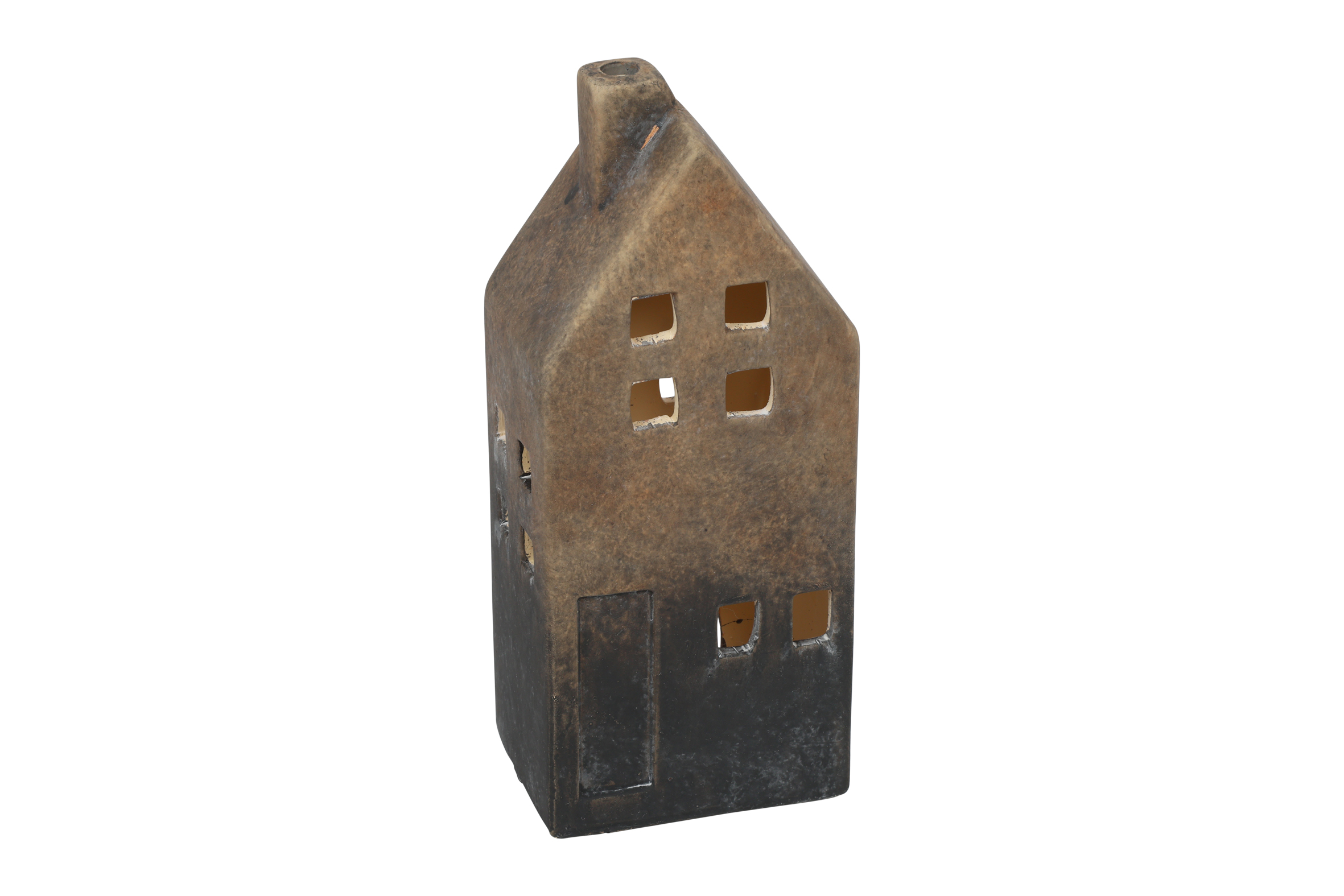 Tealight House Reuben L Grey Gift