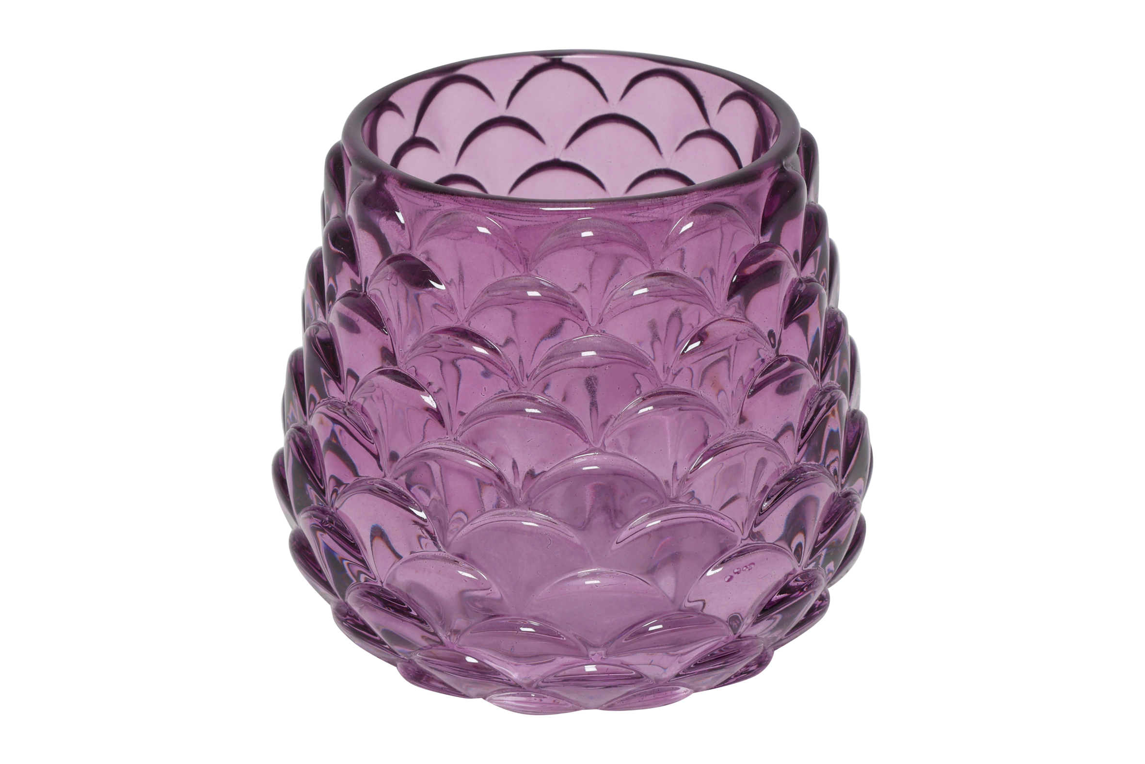 Tealight Pinecone Traun M Purple Gift