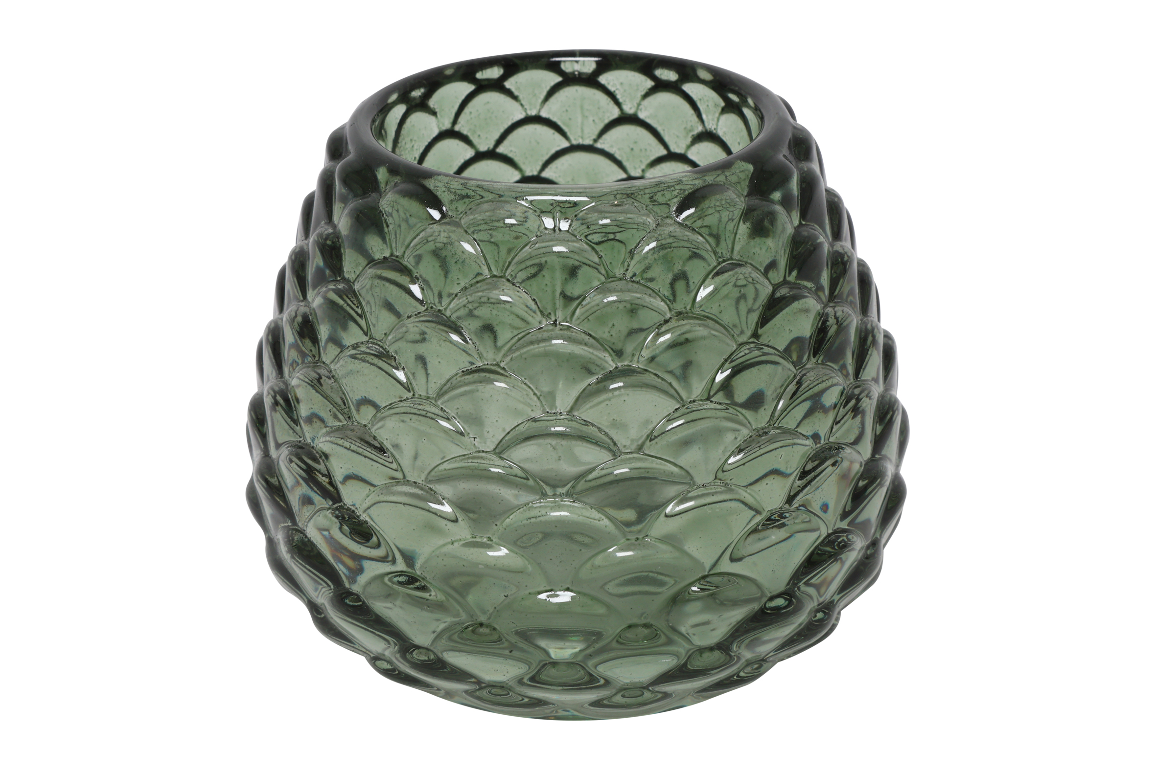 Tealight Pinecone Traun L Green Gift