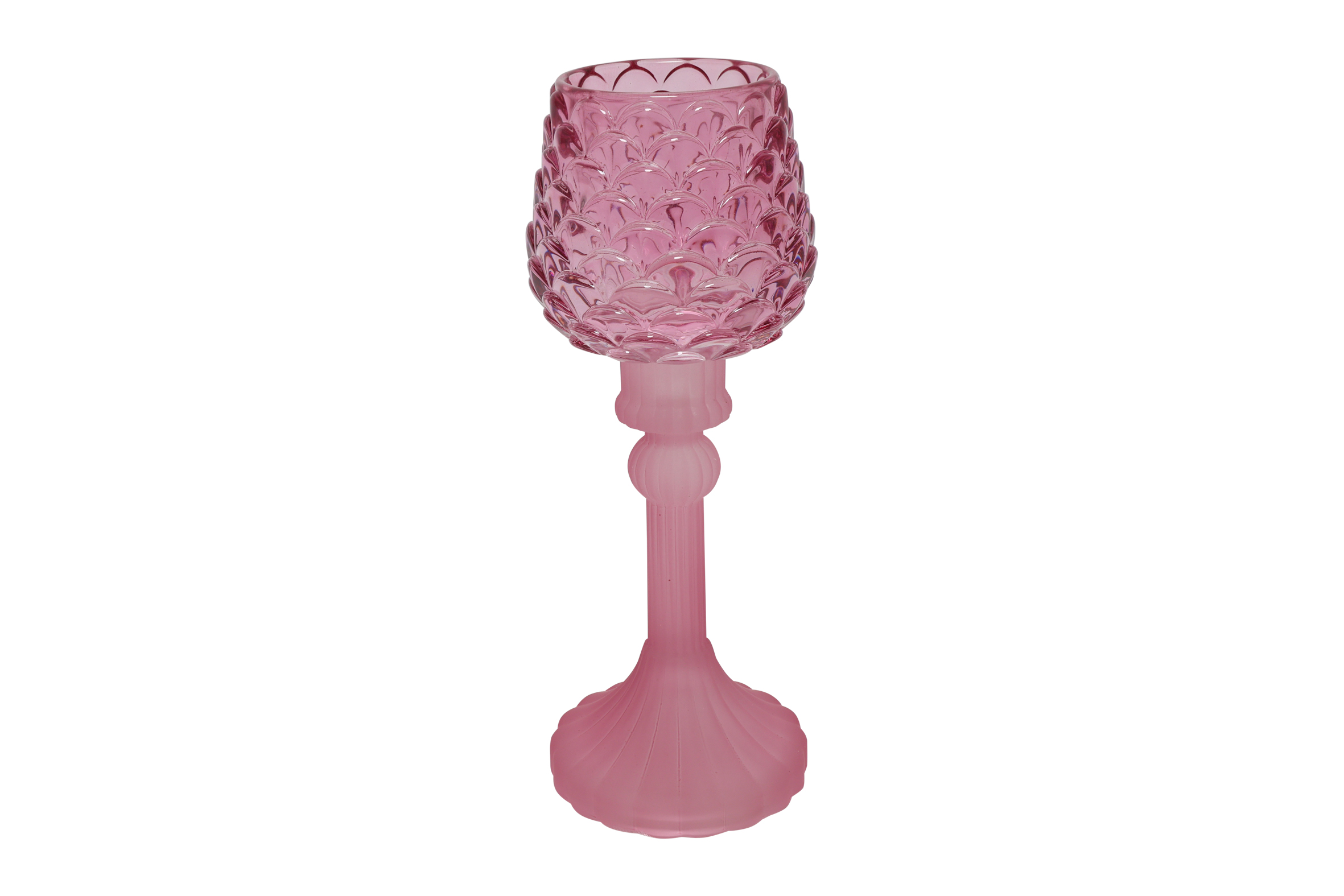 Tealight Pinecone Trauny M D.pink Gift