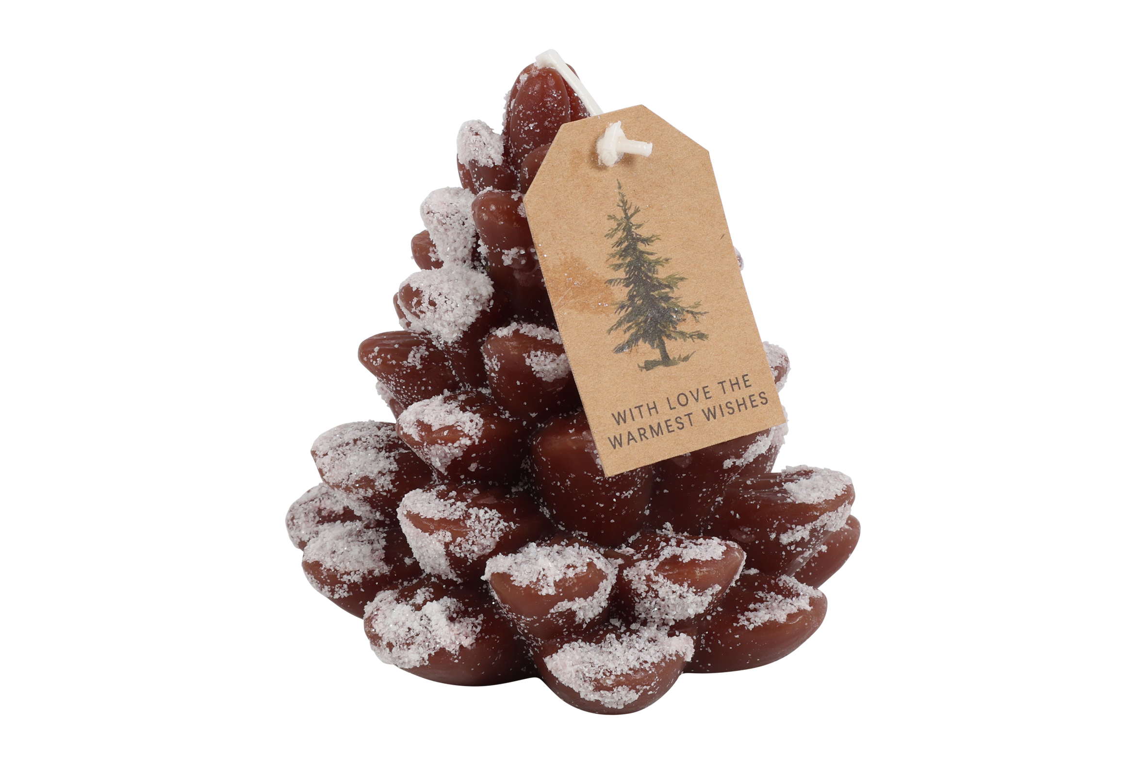 Candle Pinecone S Brown Gift