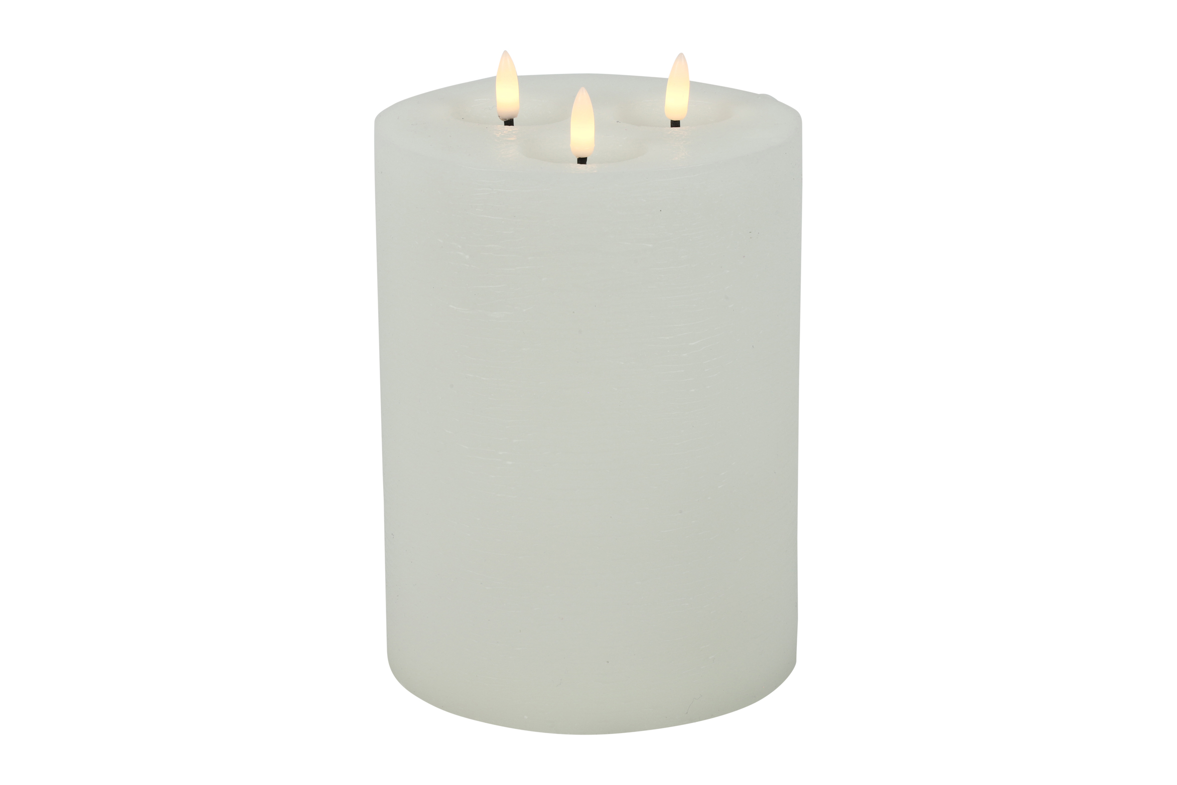 Pillar Candle 15cm Led Rd Lyon Xl White Gift