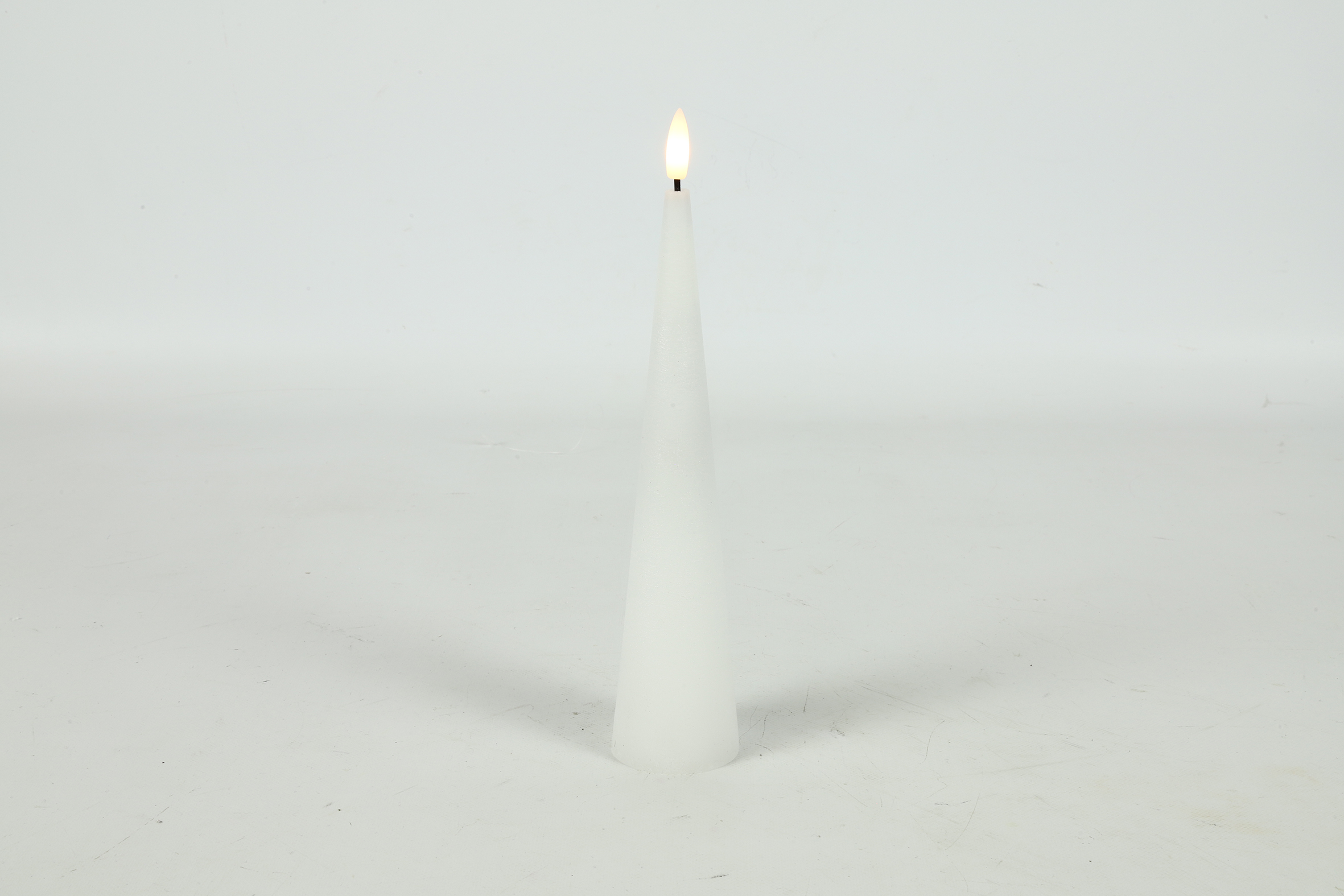 Cone Candle 5cm Led Co Lyon S White Gift