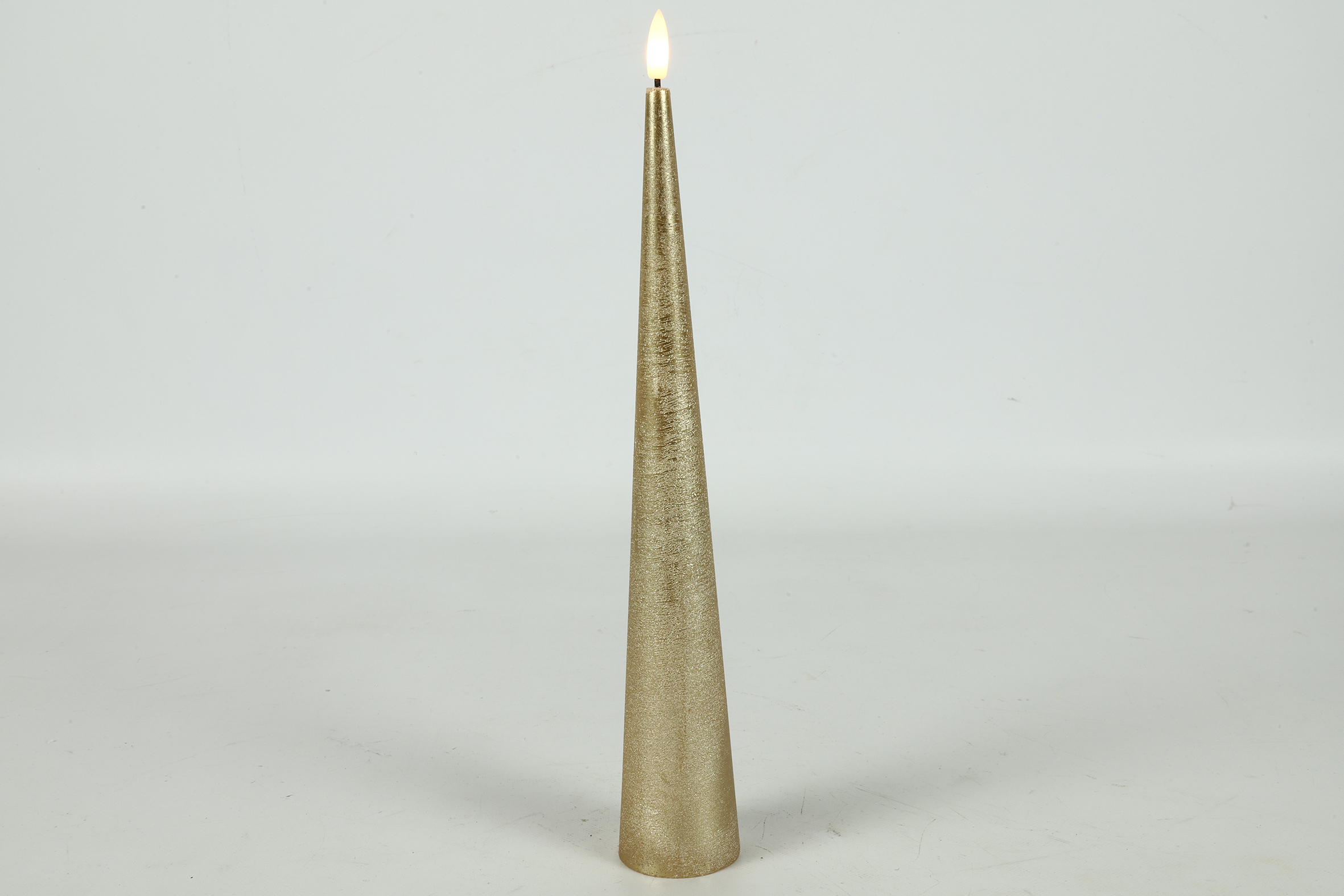 Cone Candle 5cm Led Co Lyon L Gold Gift