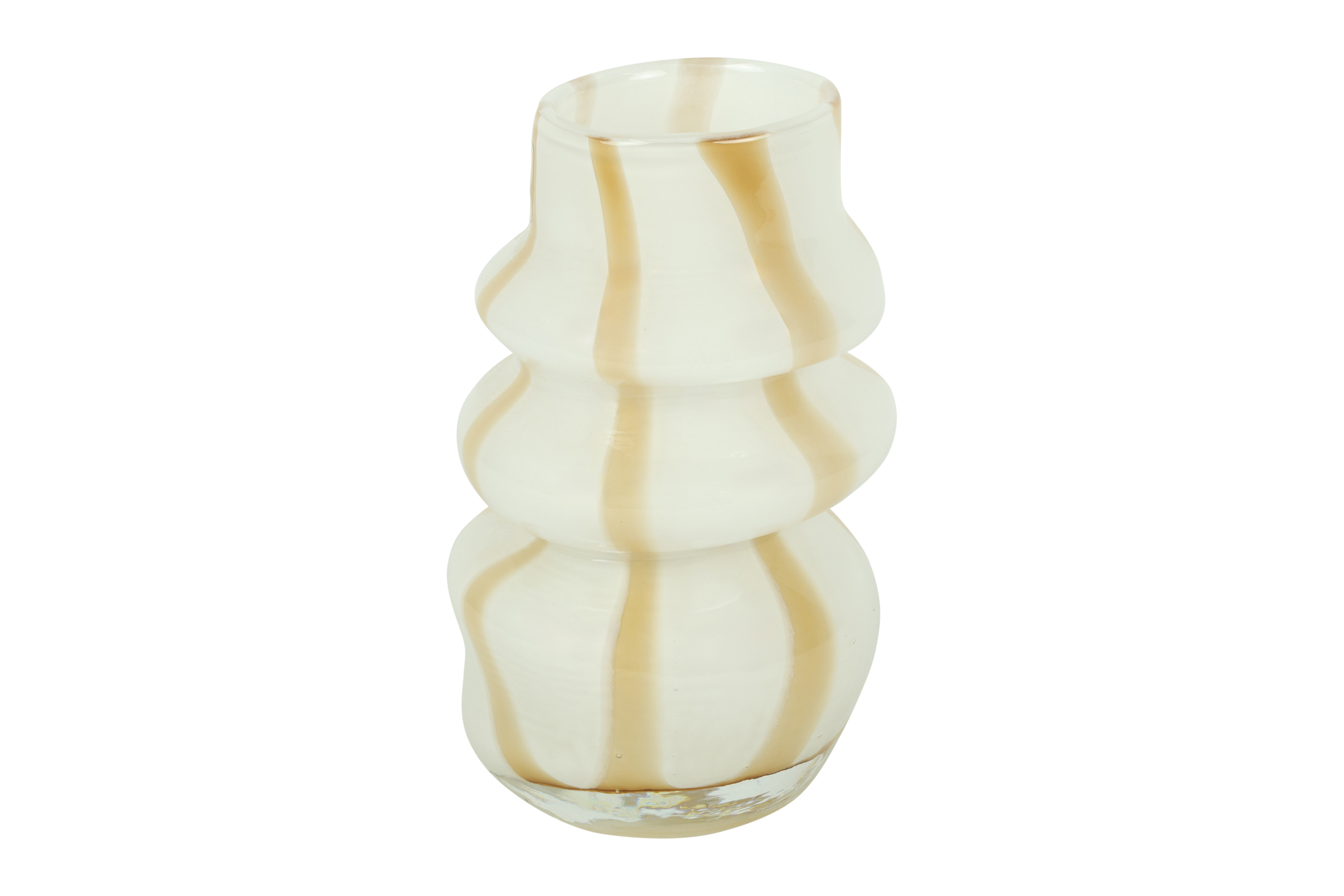 Vase Rd Sweet-rib S White Gift