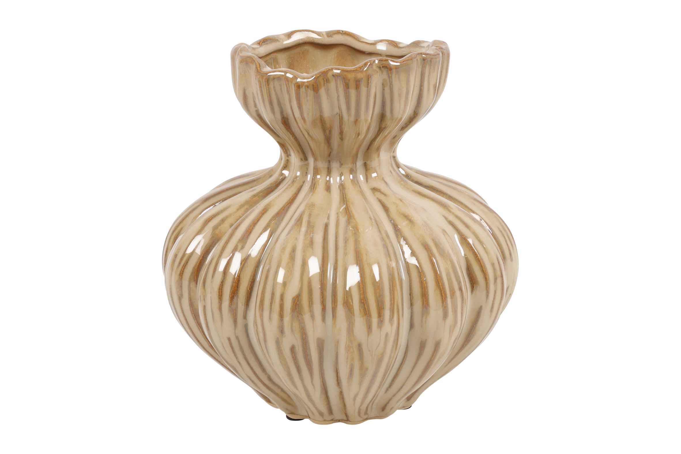 Vase Rd Maram S Beige Gift