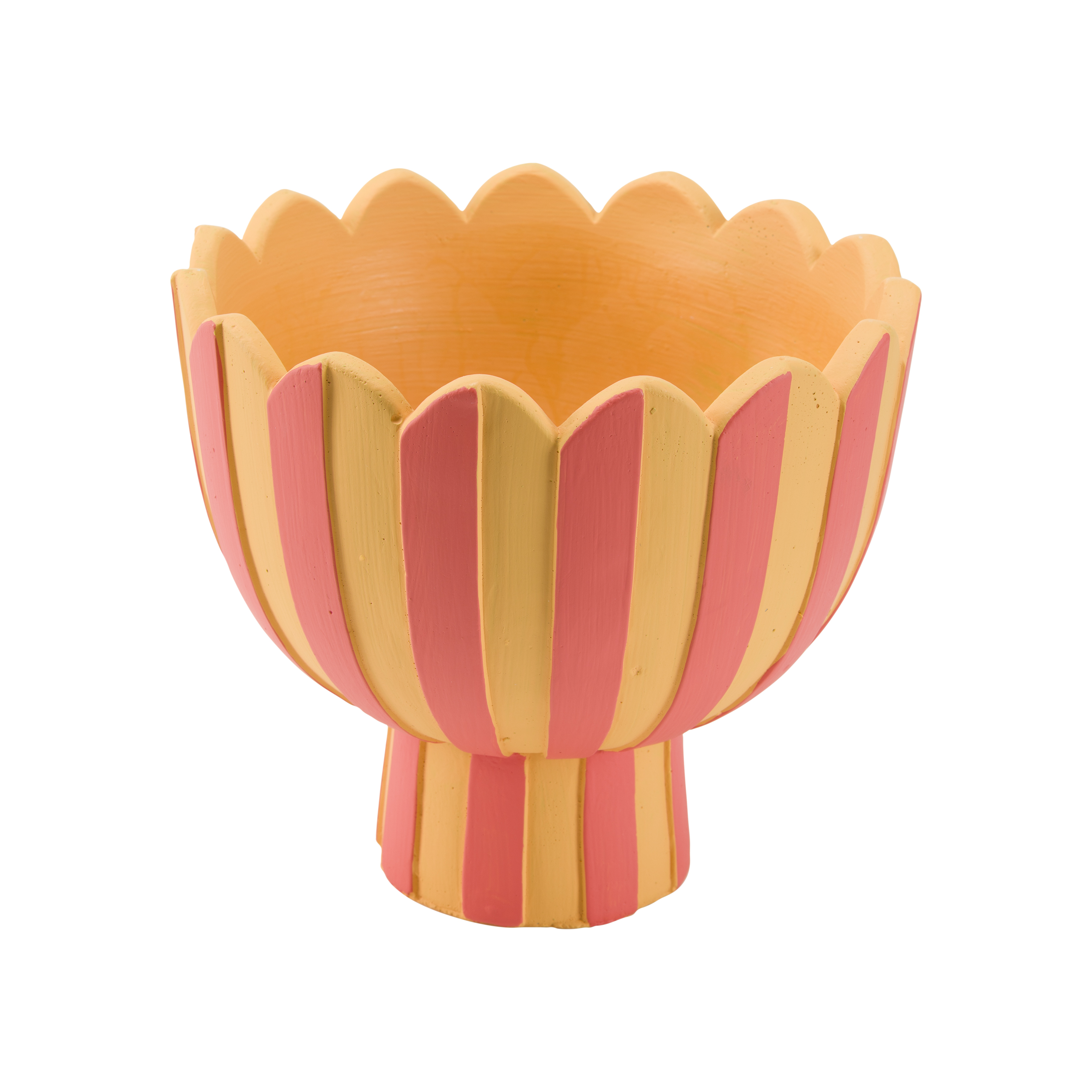 Moira Footed Cachepot M Orange Gift