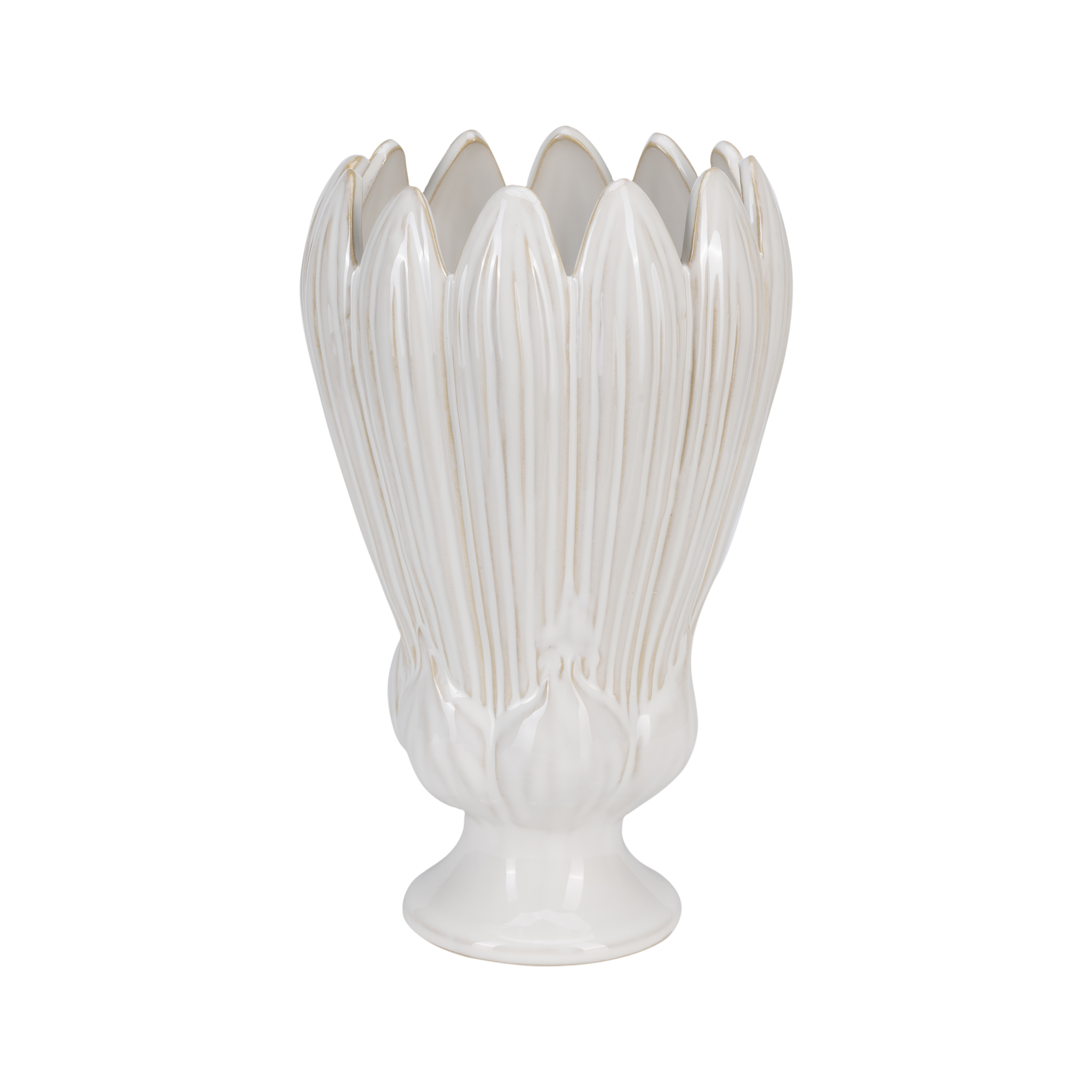 Crocus Vase White L Gift