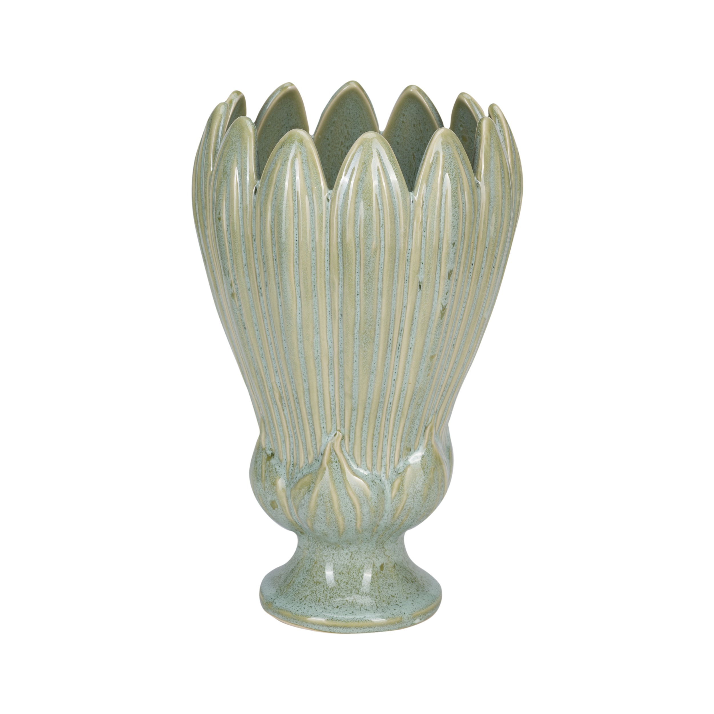 Crocus Vase Green L Gift