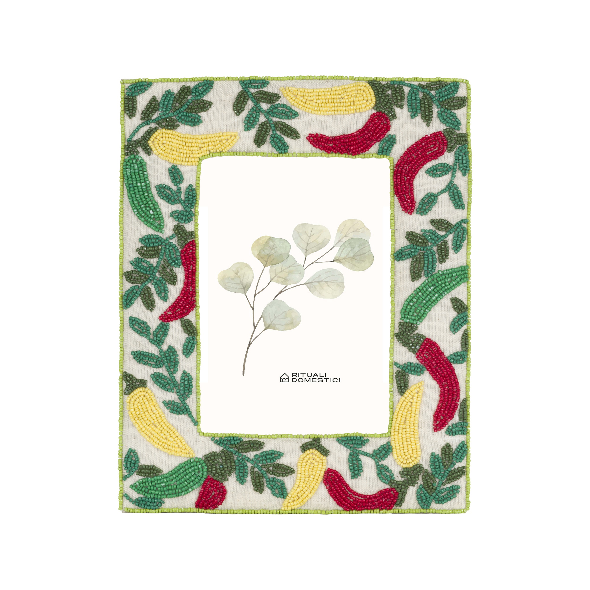 Mille306perline Ph Frame13x18 Chili Gift