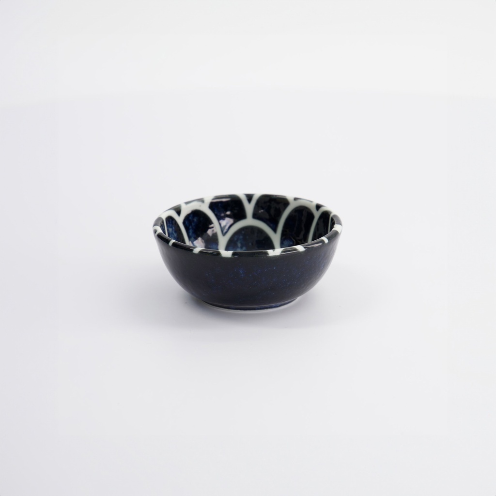 Cobalt Blue Mermaid Design Bowl 8.5x3.4cm 12/192 Gift