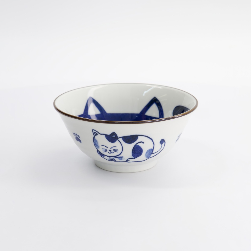 Kawaii Tayo Bowl Cat Neko 14.9x6.7cmh 500ml D 33413 6/48 Gift
