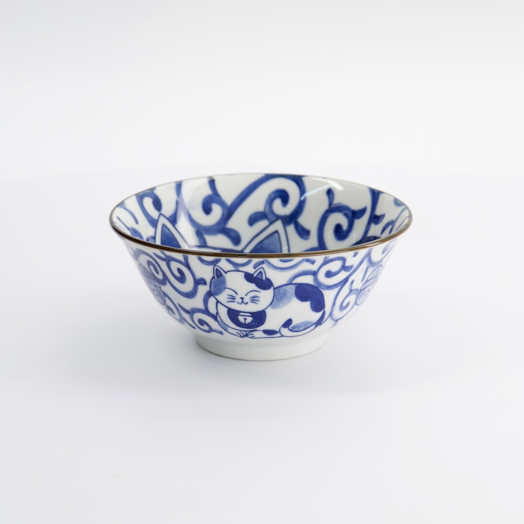 Kawaii Tayo Bowl Cat Neko 14.9x6.7cmh 500ml E 33414 6/48 Gift