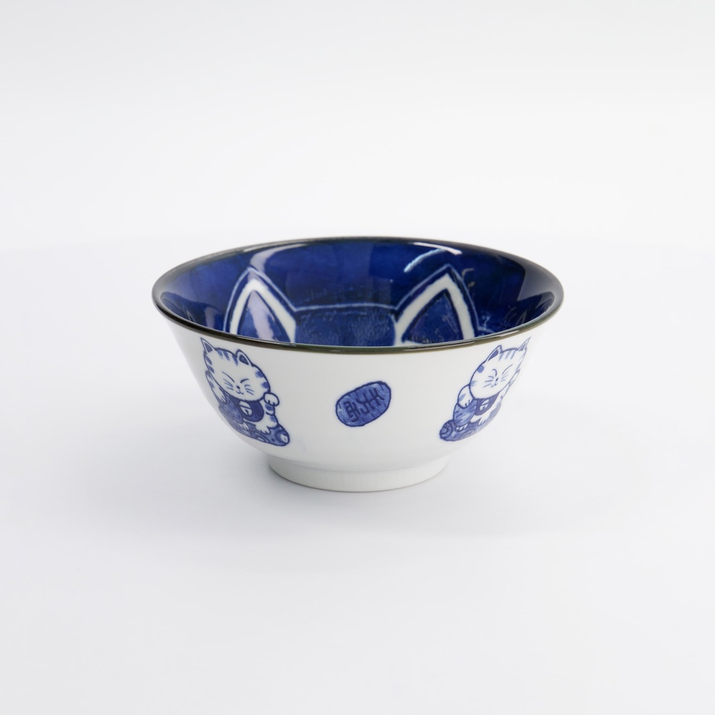 Kawaii Tayo Bowl Cat Neko 14.9x6.7cmh 500ml F 33415 6/48 Gift