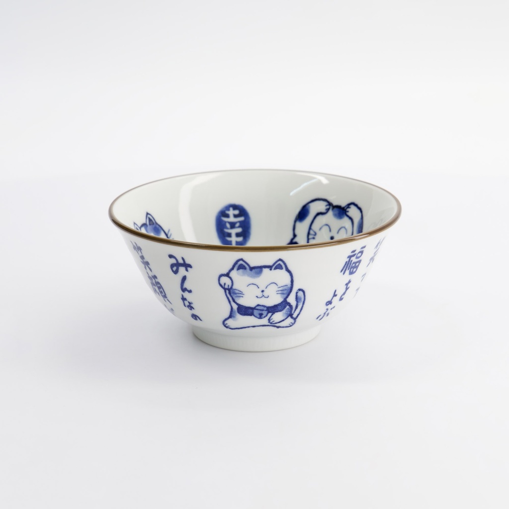 Kawaii Tayo Bowl Cat Neko 14.9x6.7cmh 500ml H 33484 6/48 Gift