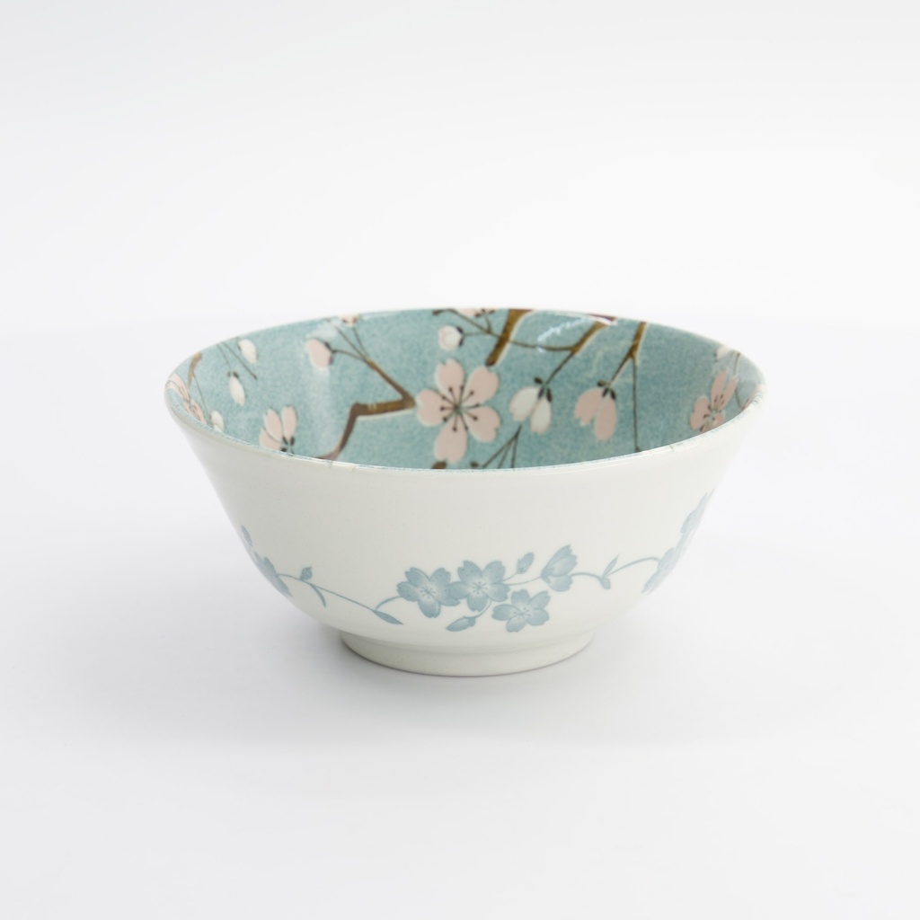 Fujisakura Tayo Bowl 15.2x6.7cm 500ml Green 33705 6/48 Gift