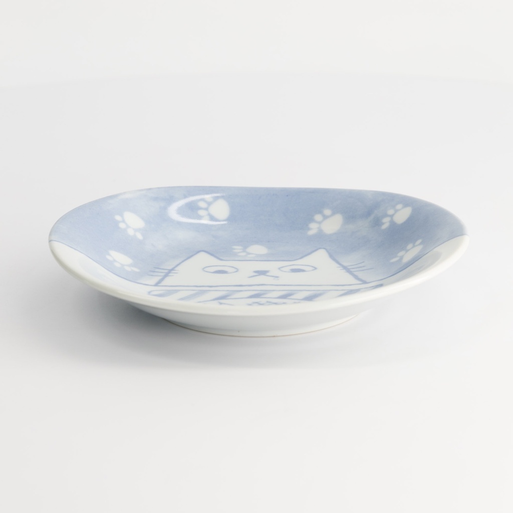 Neko Maruke Cat Plate 16x14.5x2.2cm 54005011 6/72 Gift