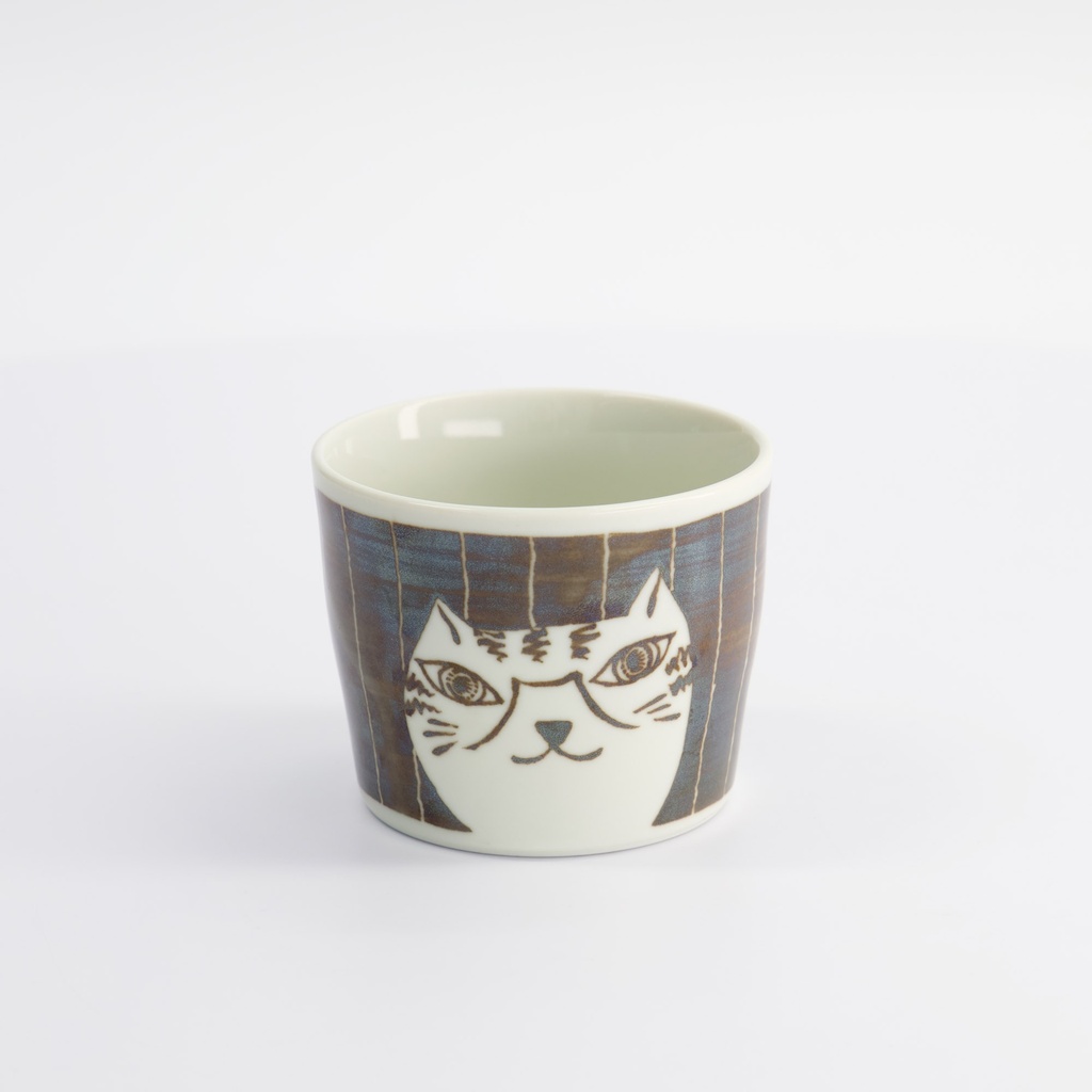 Neko Maruke Cat Cup 8.5x7cm 230ml 21038052 6/72 Gift