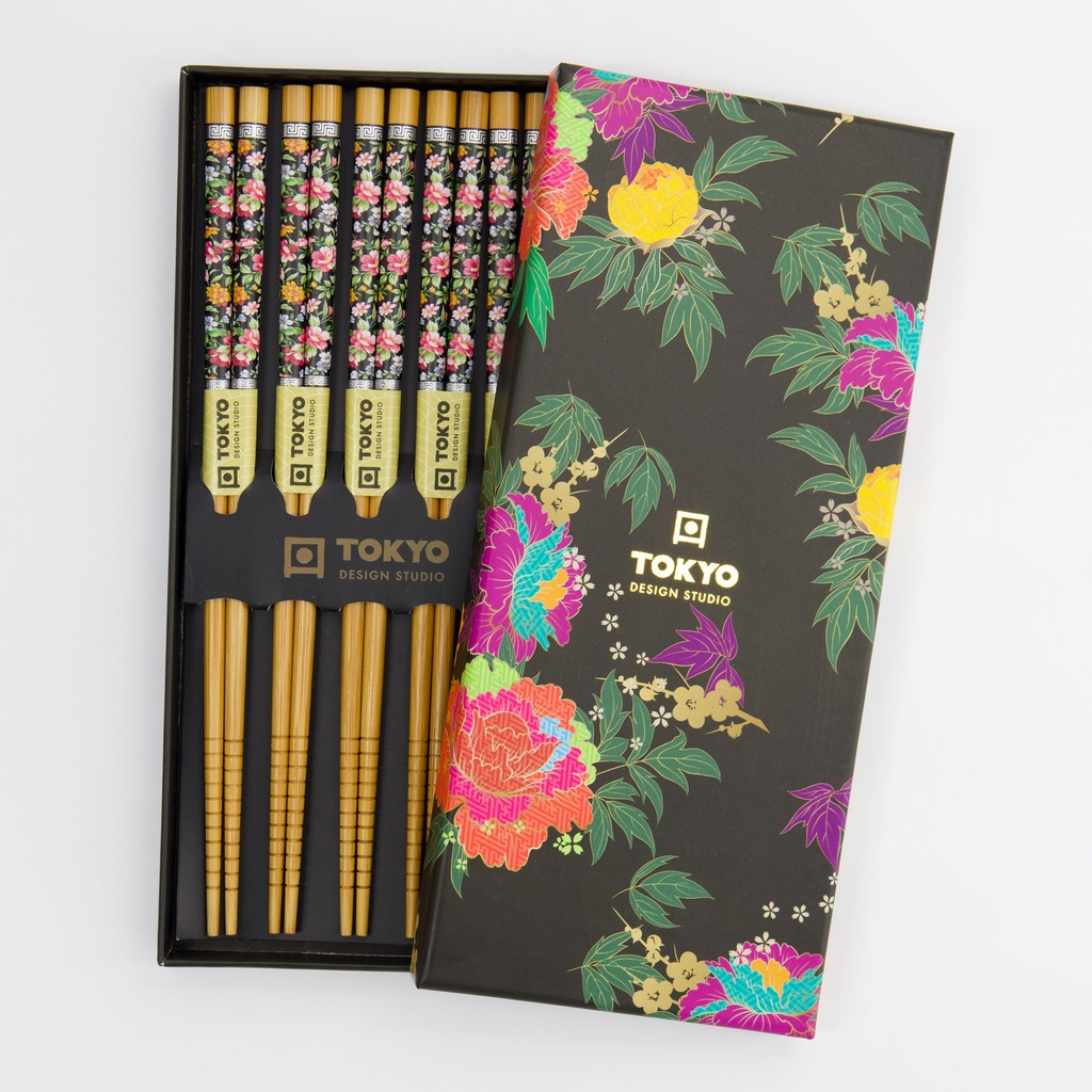 Chopstick Giftset/5 Flower 1/100 Gift