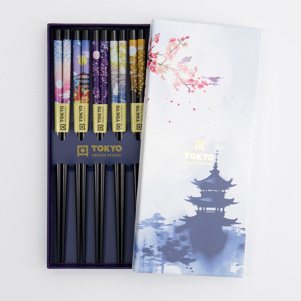 Chopstick Giftset/5 Temple 1/100 Gift