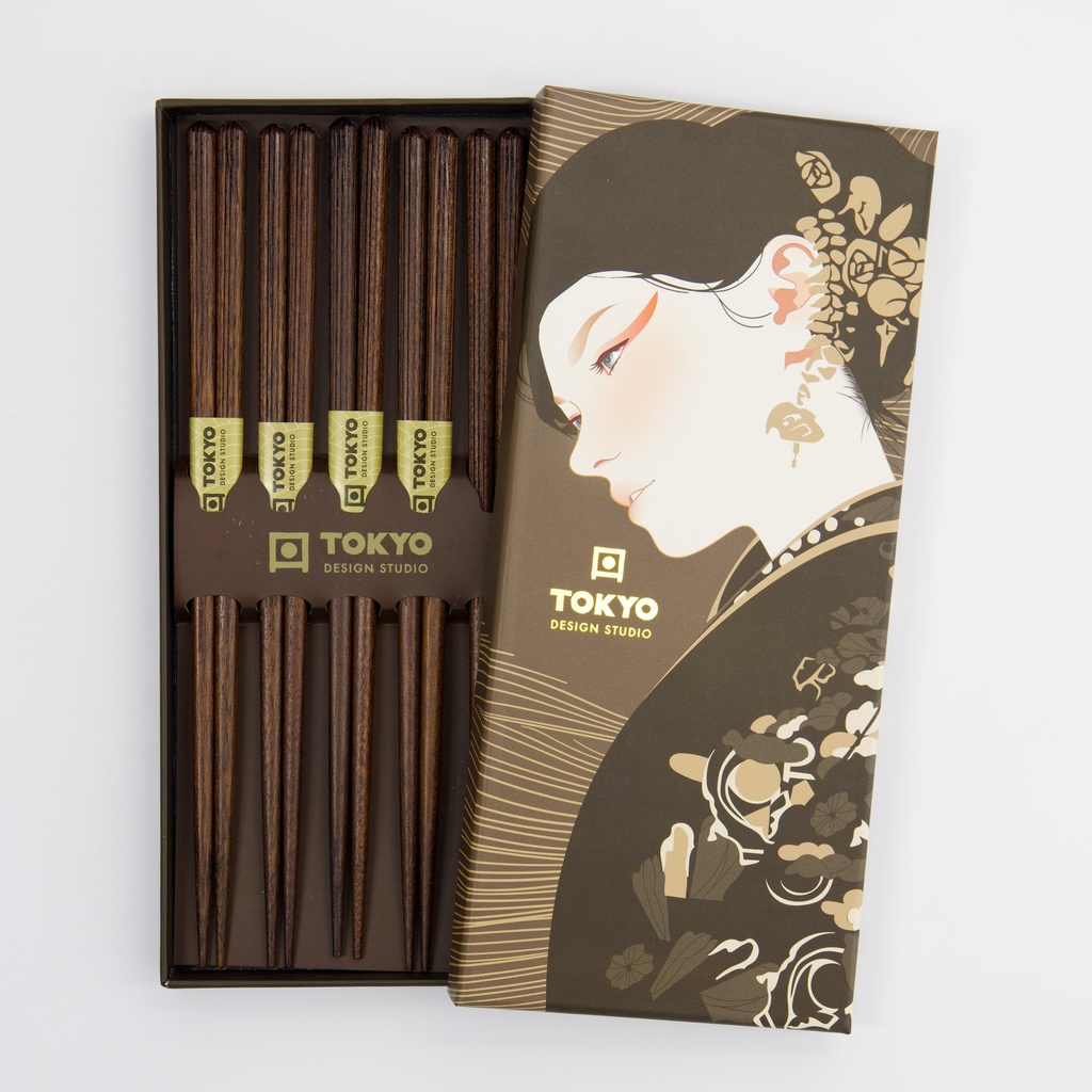 Chopstick Giftset/5 Gold Maiko 1/100 Gift