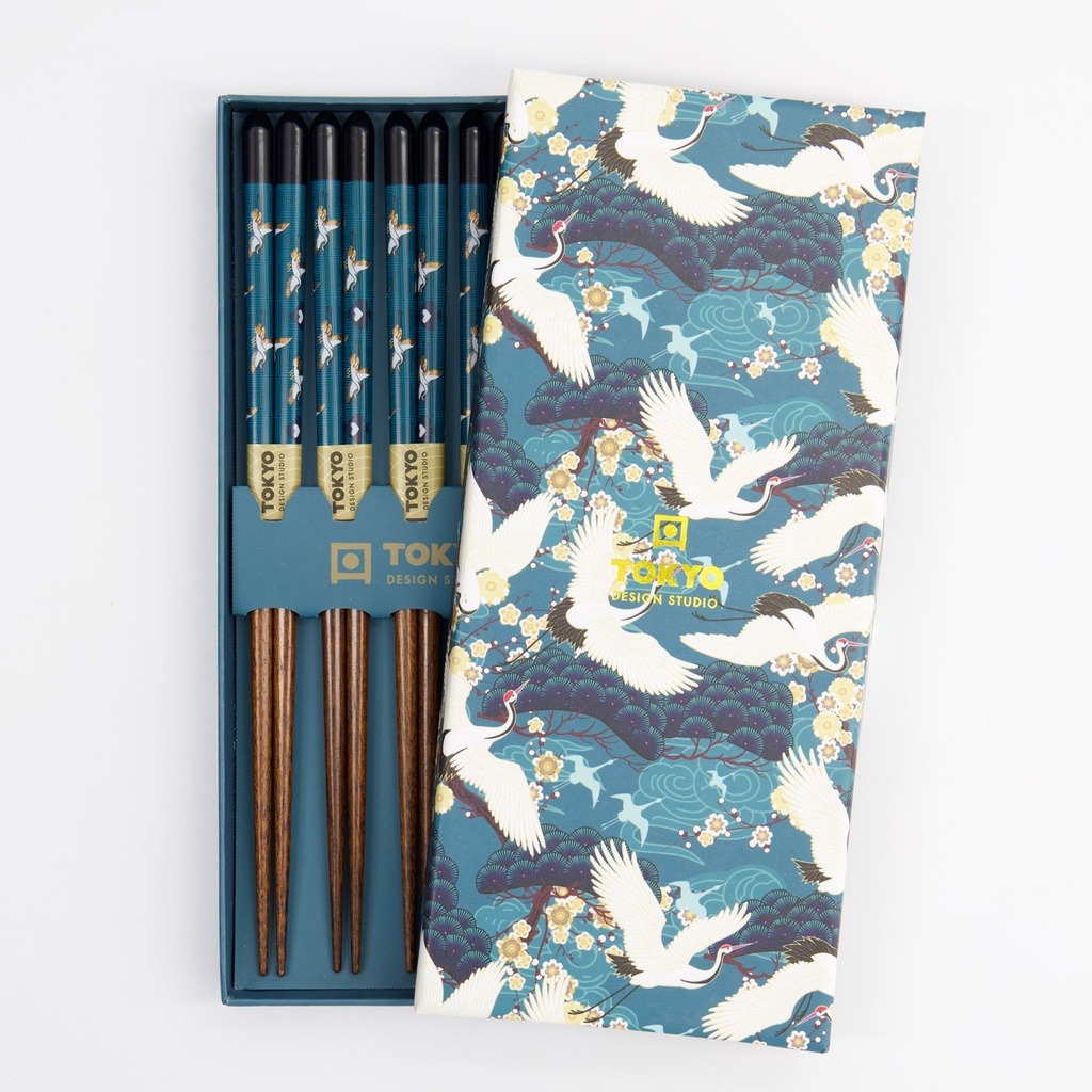 Chopstick Giftset/5 Crane 33702 1/100 Gift