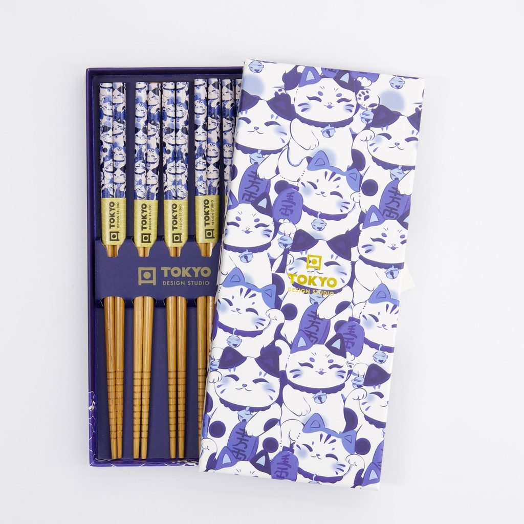 Chopstick Giftset/5 Lucky Cat 33522 1/100 Gift