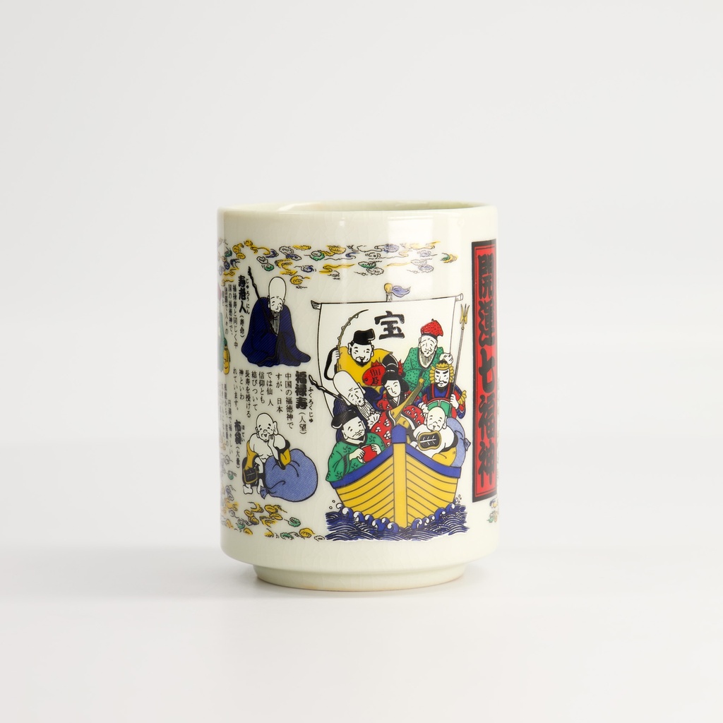 Cup Seven Gods 7.8x10.5cm Ka-51 1/60 Gift