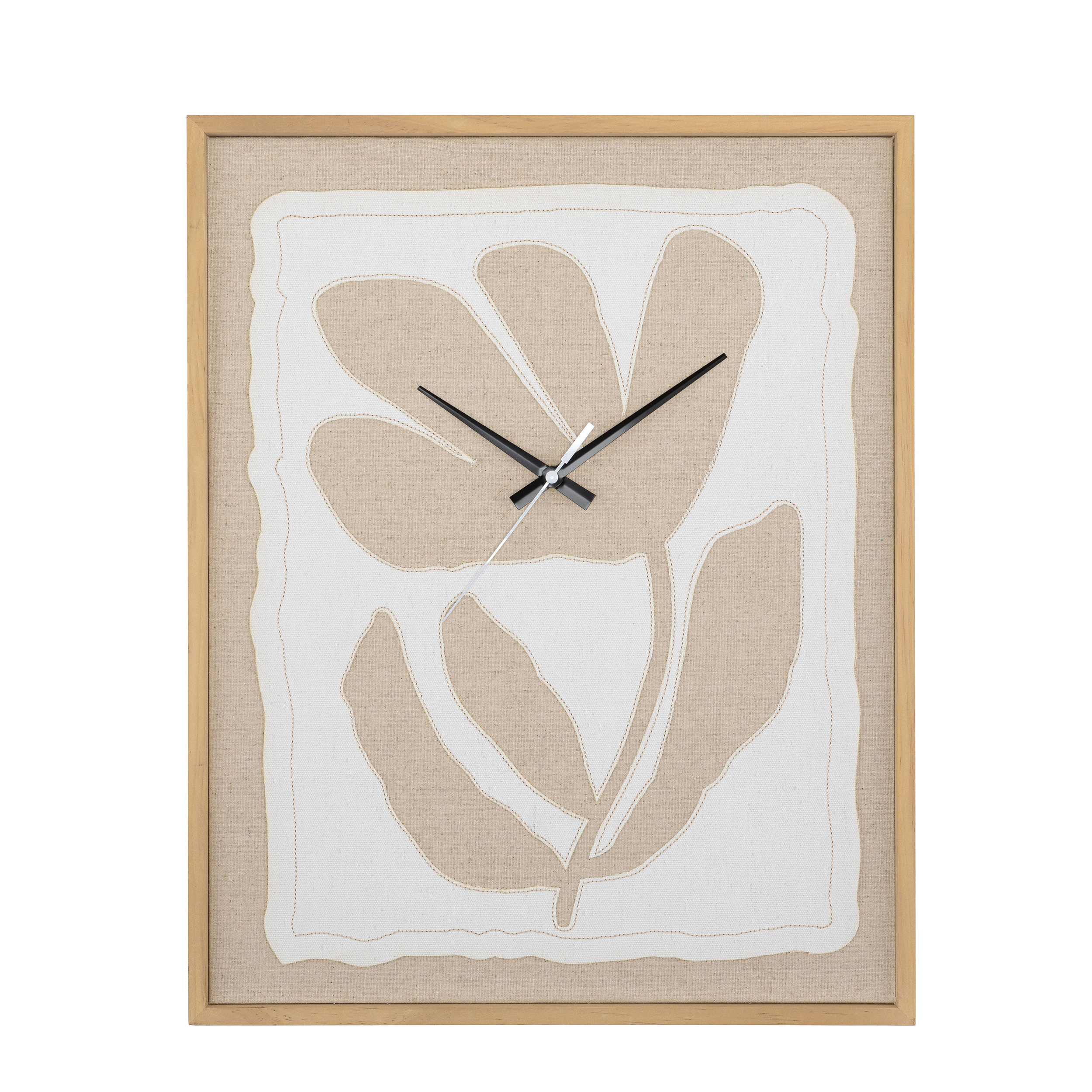 Agoefilo Beige Flower Clock Gift