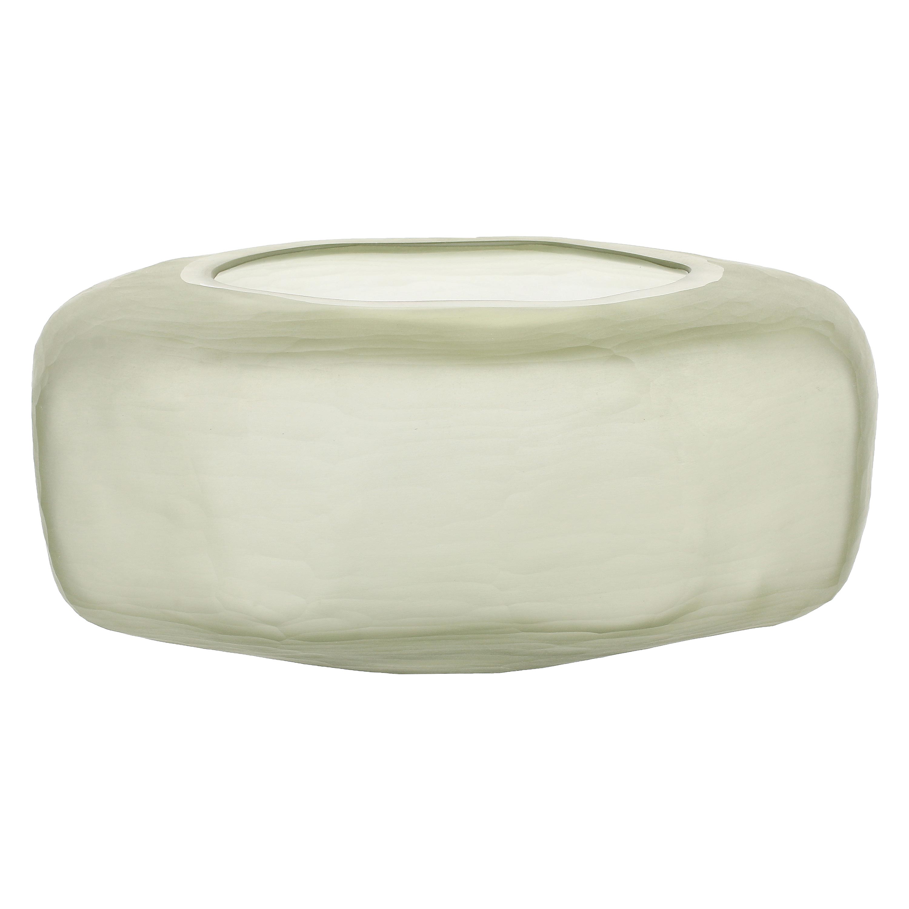 Nebula Low Vase Green Gift